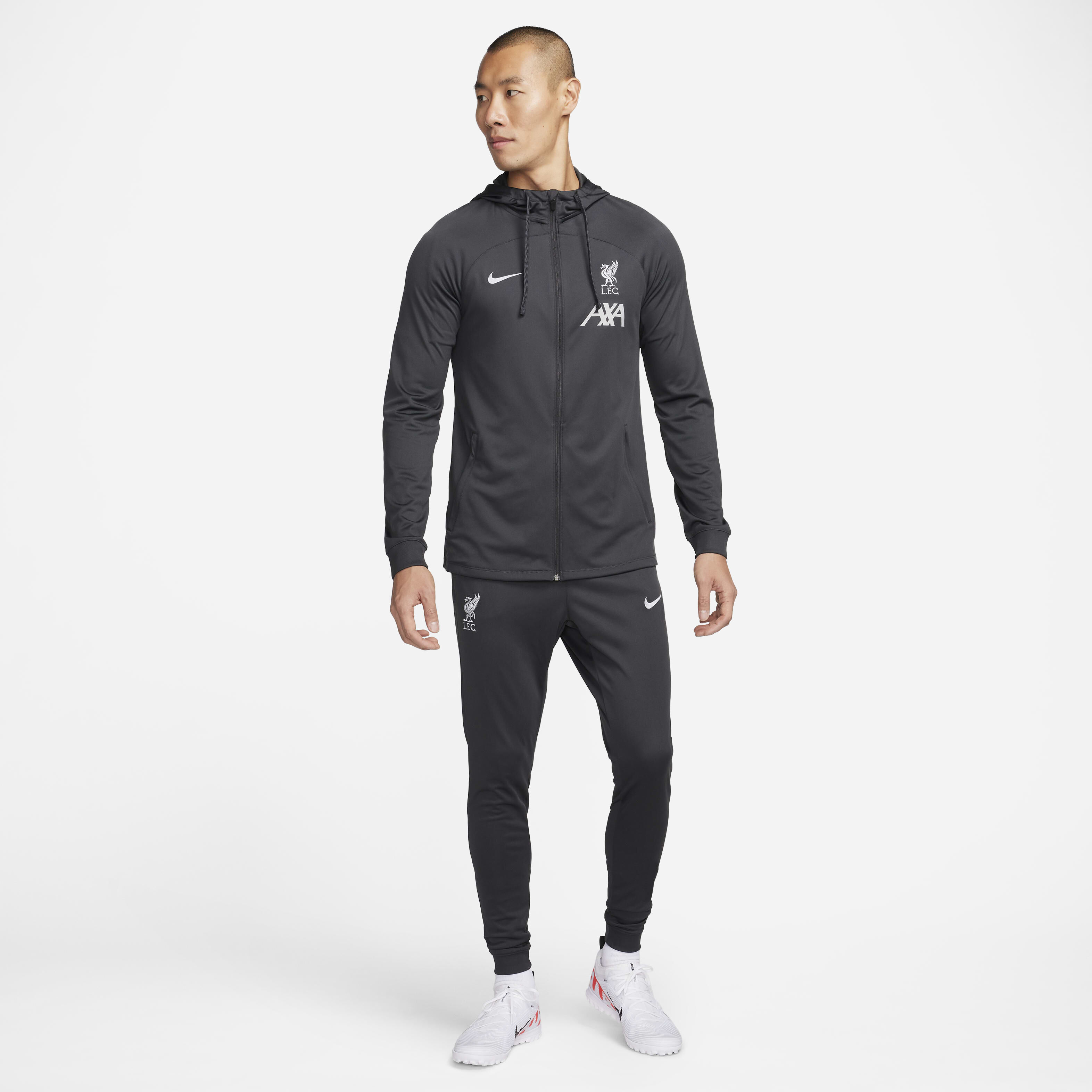 Buy Liverpool F.C. Strike Men s Nike Dri FIT Football Hooded Knit Tracksuit Nike Kuwait Official
