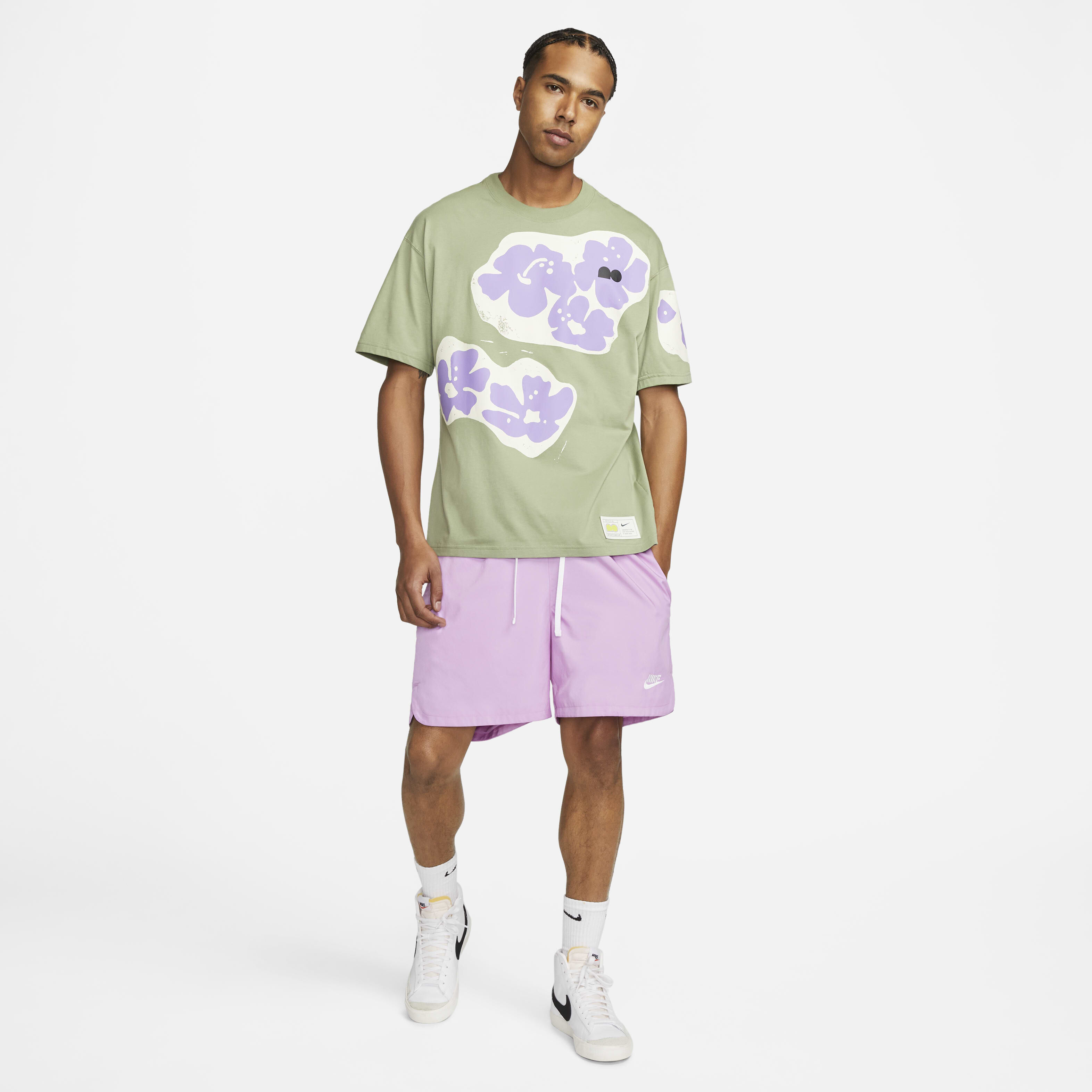 Buy Naomi Osaka Graphic T-Shirt - Oil Green/Space Purple