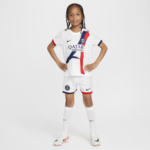Tracksuits-Nike, Paris Saint-Germain 2024/25 Stadium Away, Younger Kids' Nike Football Replica 3-Piece Kit