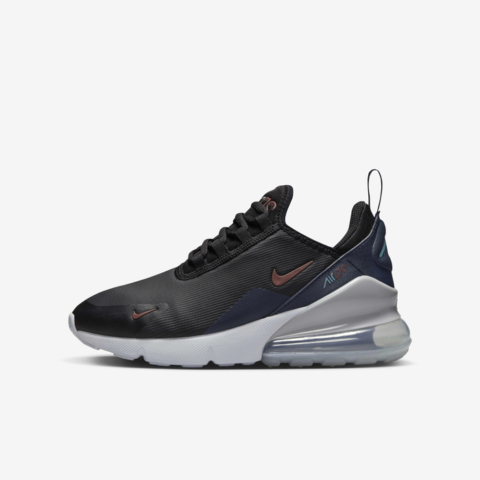 Buy Nike Air Max 270 Older Kids' Shoes Black/Thunder Blue/Wolf