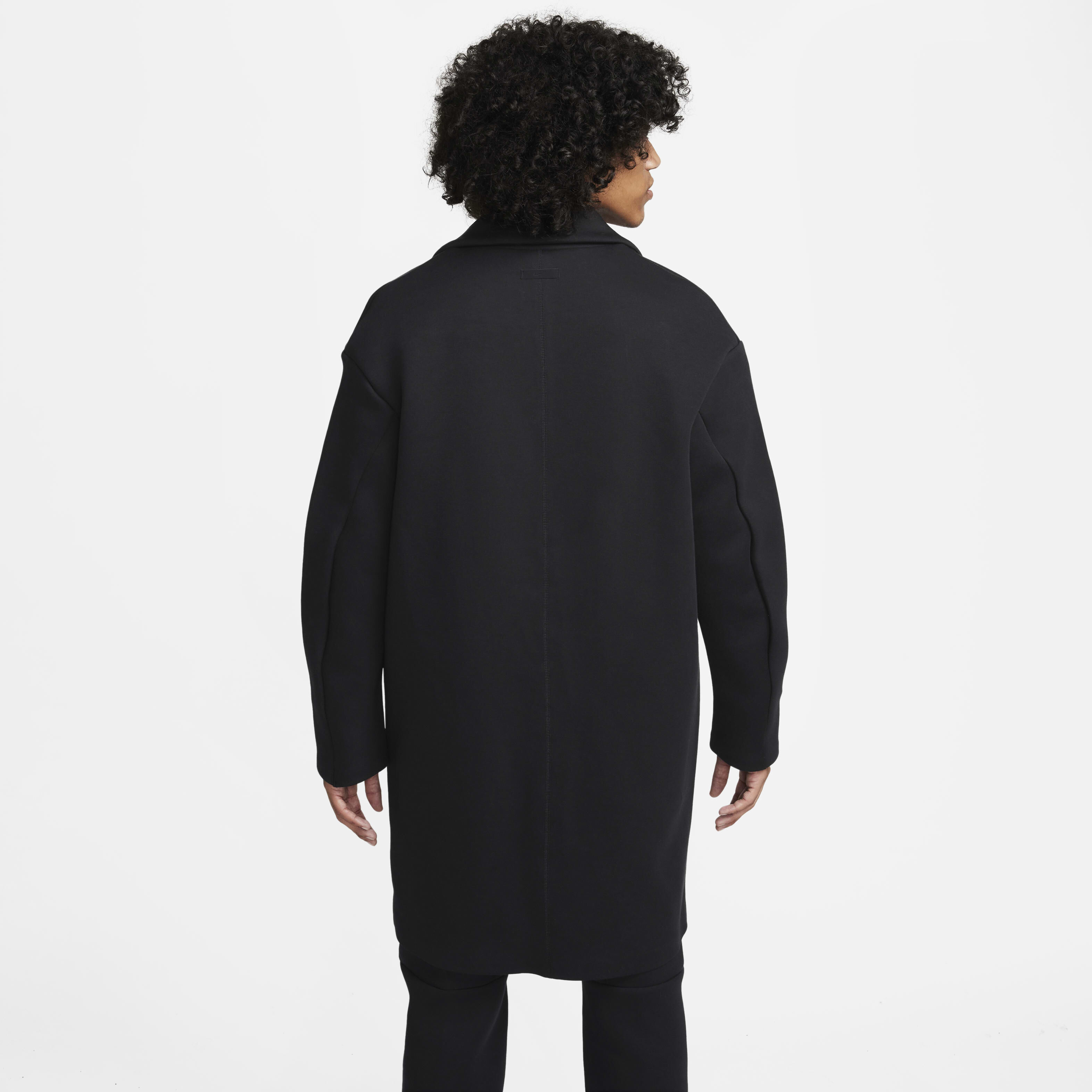Buy Nike Sportswear Tech Fleece Re Imagined Men s Loose Fit Trench Coat Black Black Nike Kuwait Official