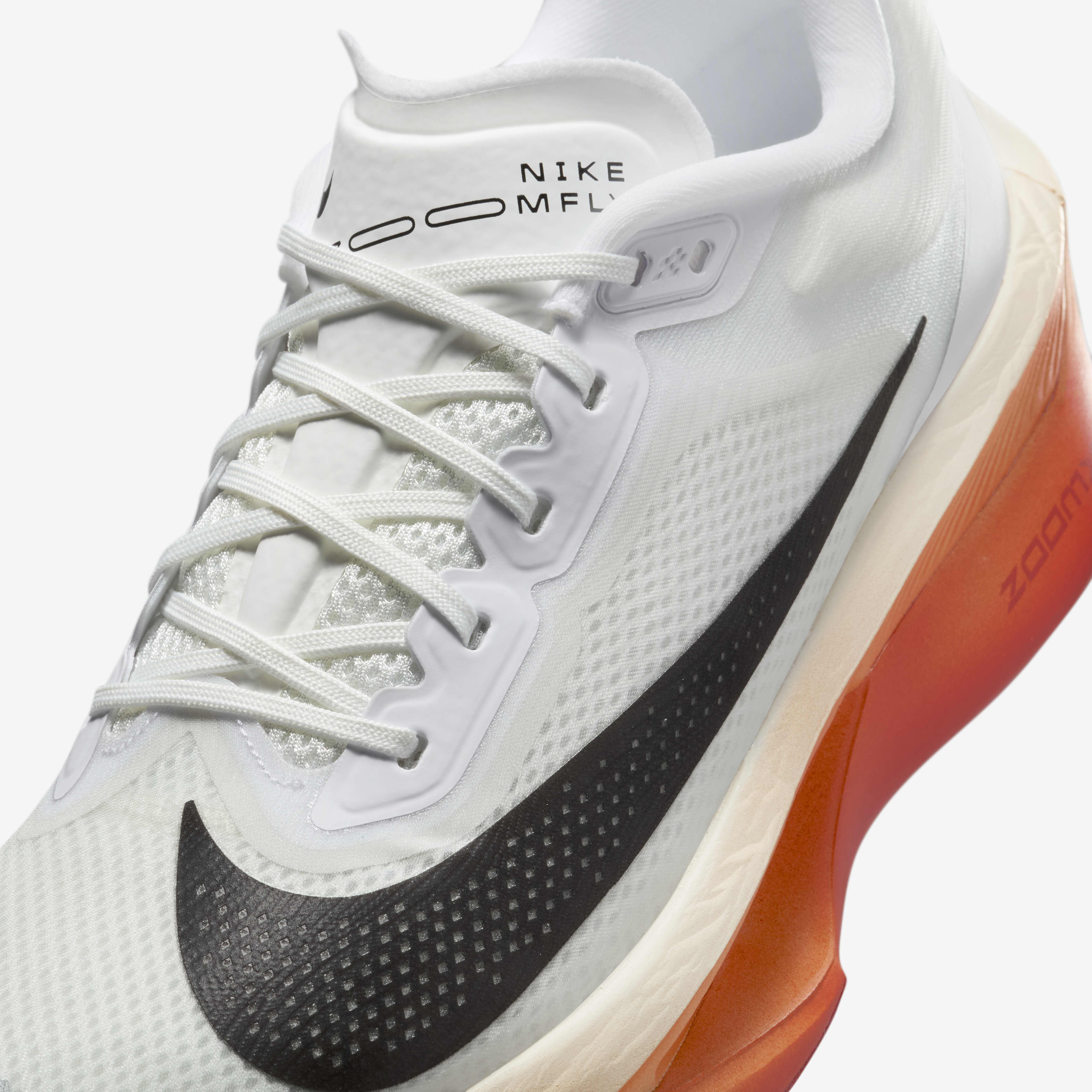 Buy Nike Zoom Fly 6 Eliud Kipchoge Men s Road Racing Shoes White Pale Ivory Sail Black Nike Kuwait Official