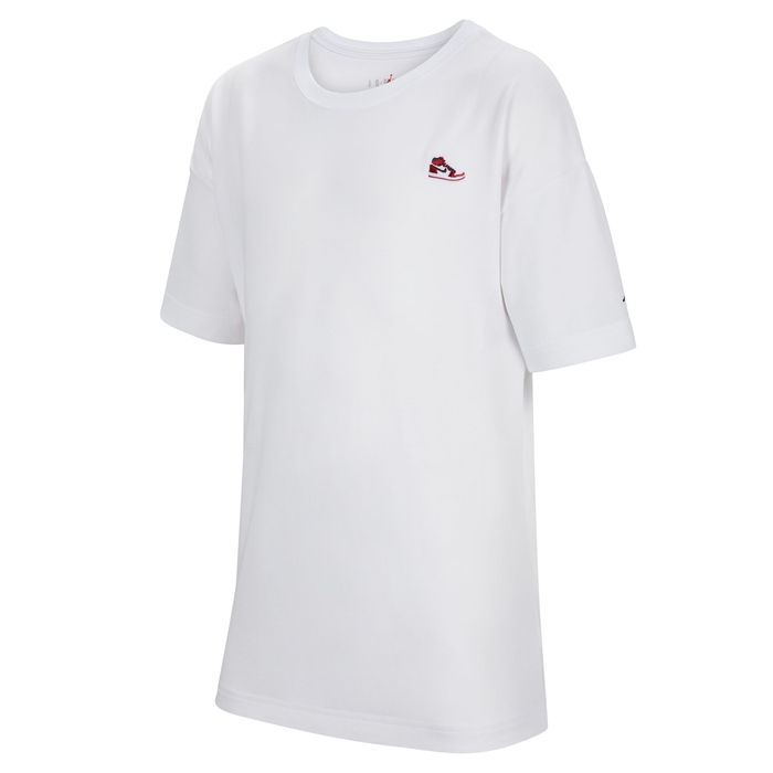 Buy Air Jordan 1 Big Kids' Patch T-Shirt - White | Nike Buy Air Jordan 1 Big Kids' Patch T-Shirt - White | Nike