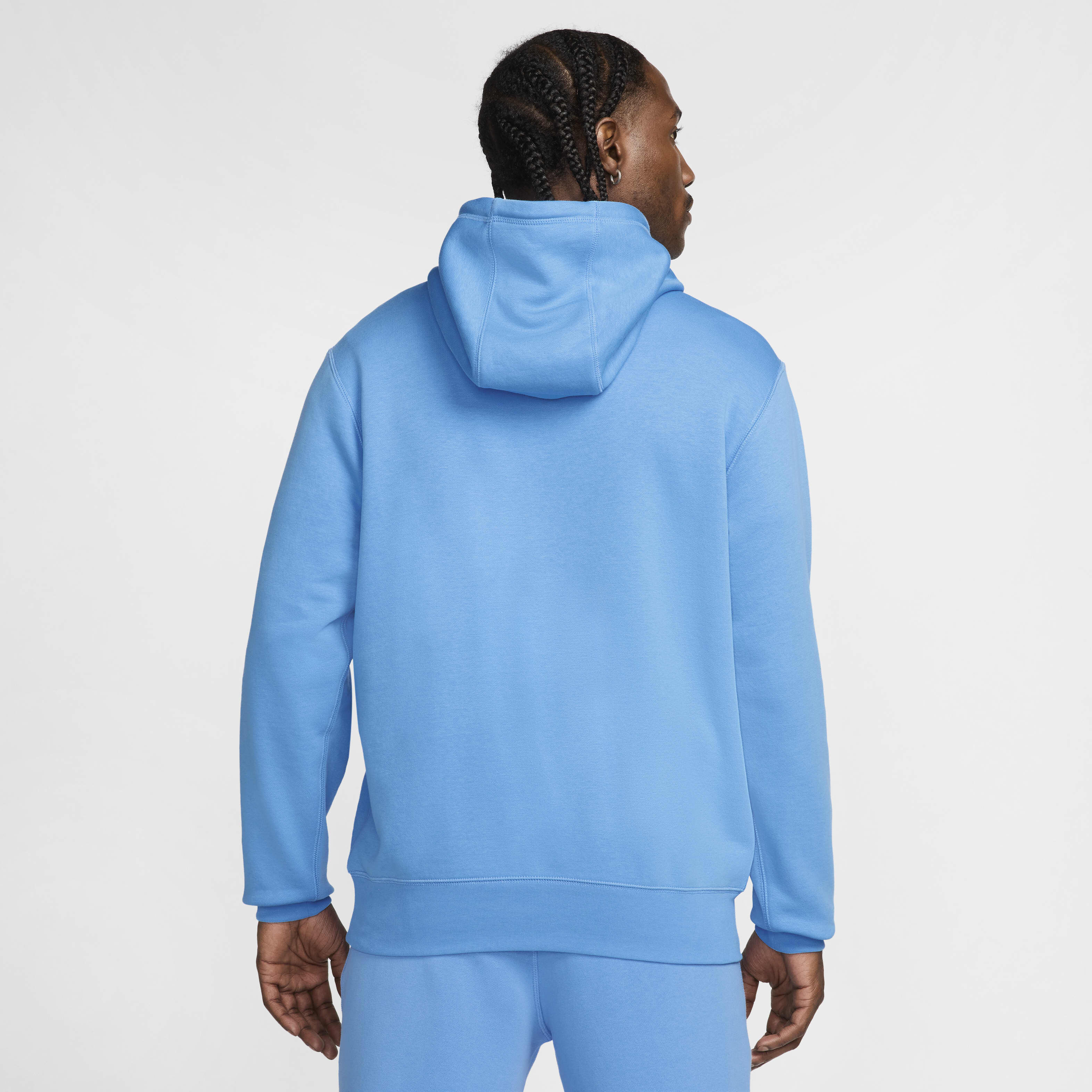 Buy Nike Club Men s Fleece Hoodie University Blue Nike Kuwait Official