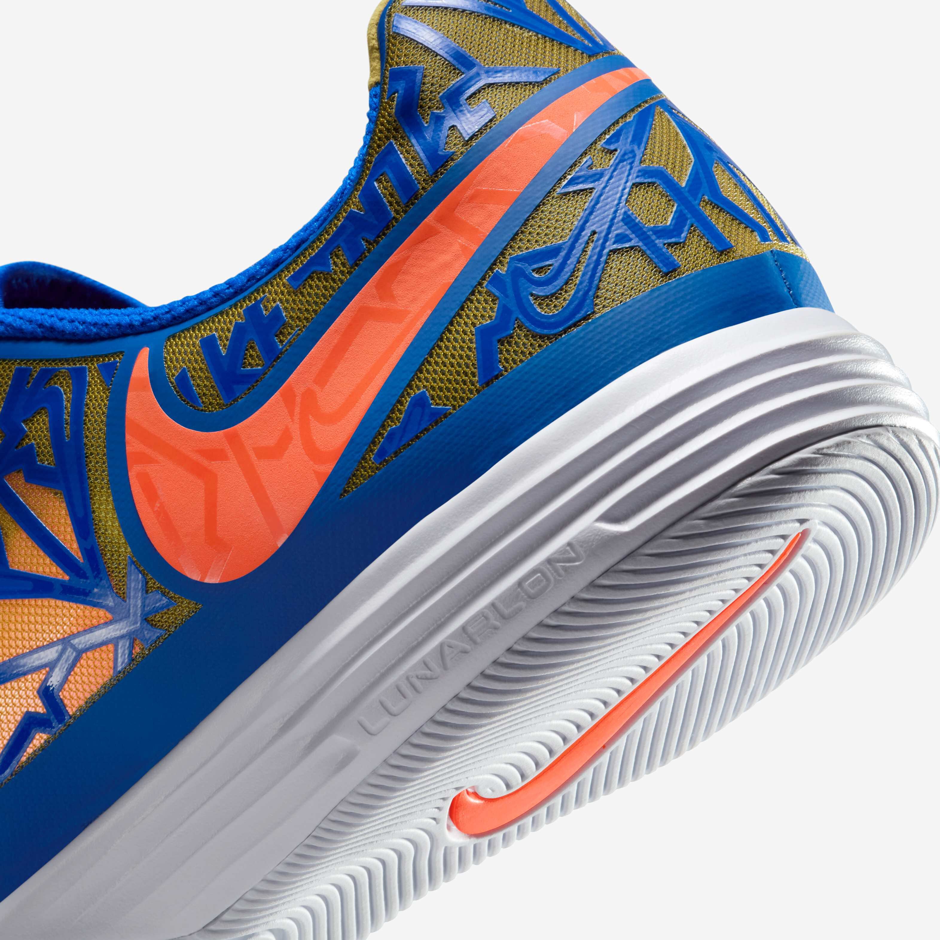 Buy Nike Lunar Gato 2 IC Low-Top Football Shoes - Racer Blue/Hyper