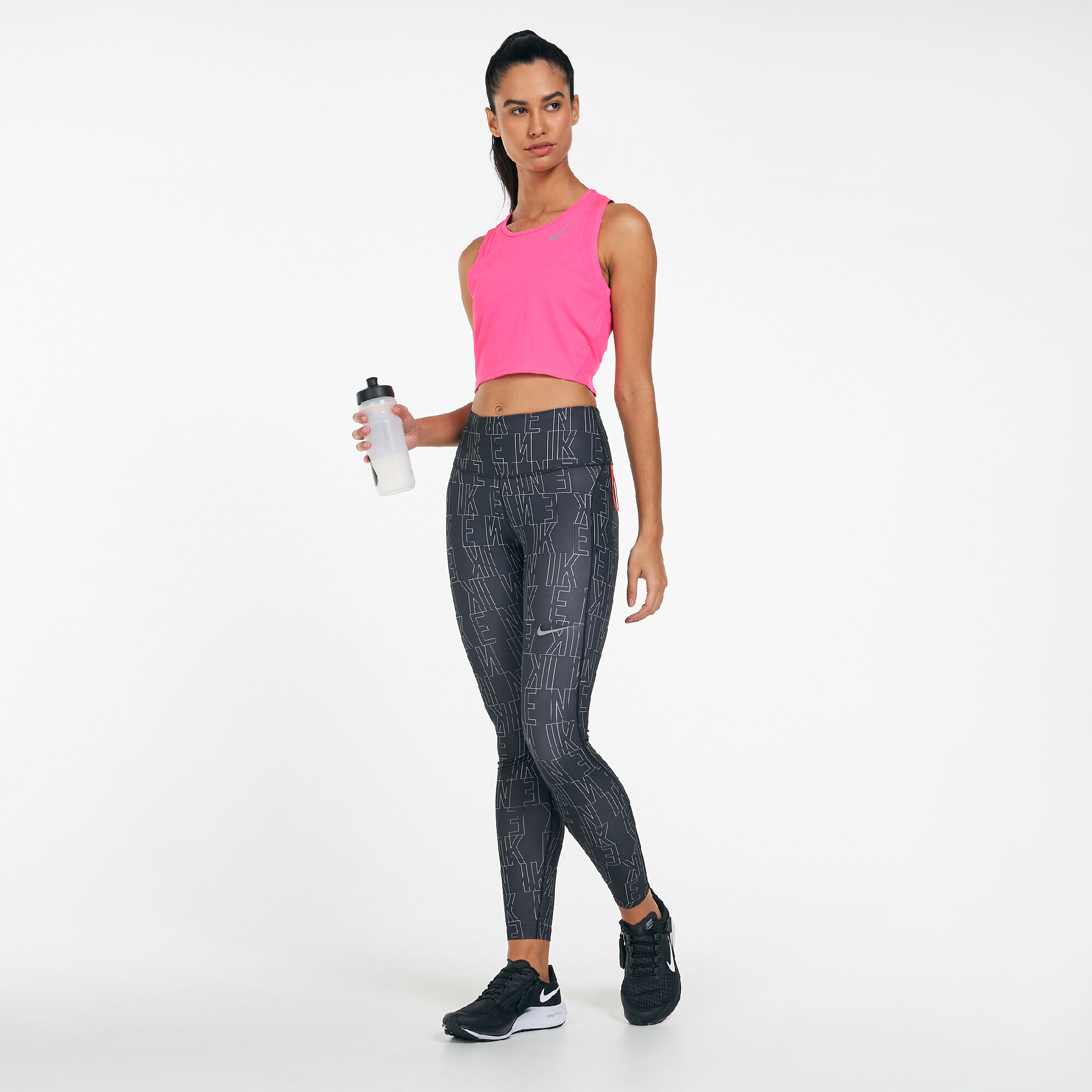 Women s Dri FIT Race Cropped Running Tank Top