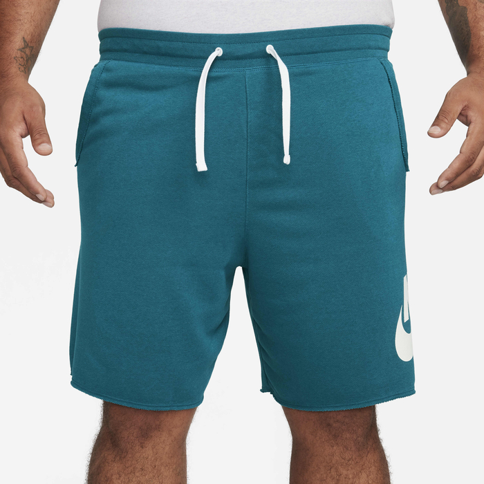 Buy Nike Club Alumni Men's French Terry Shorts Geode Teal/White