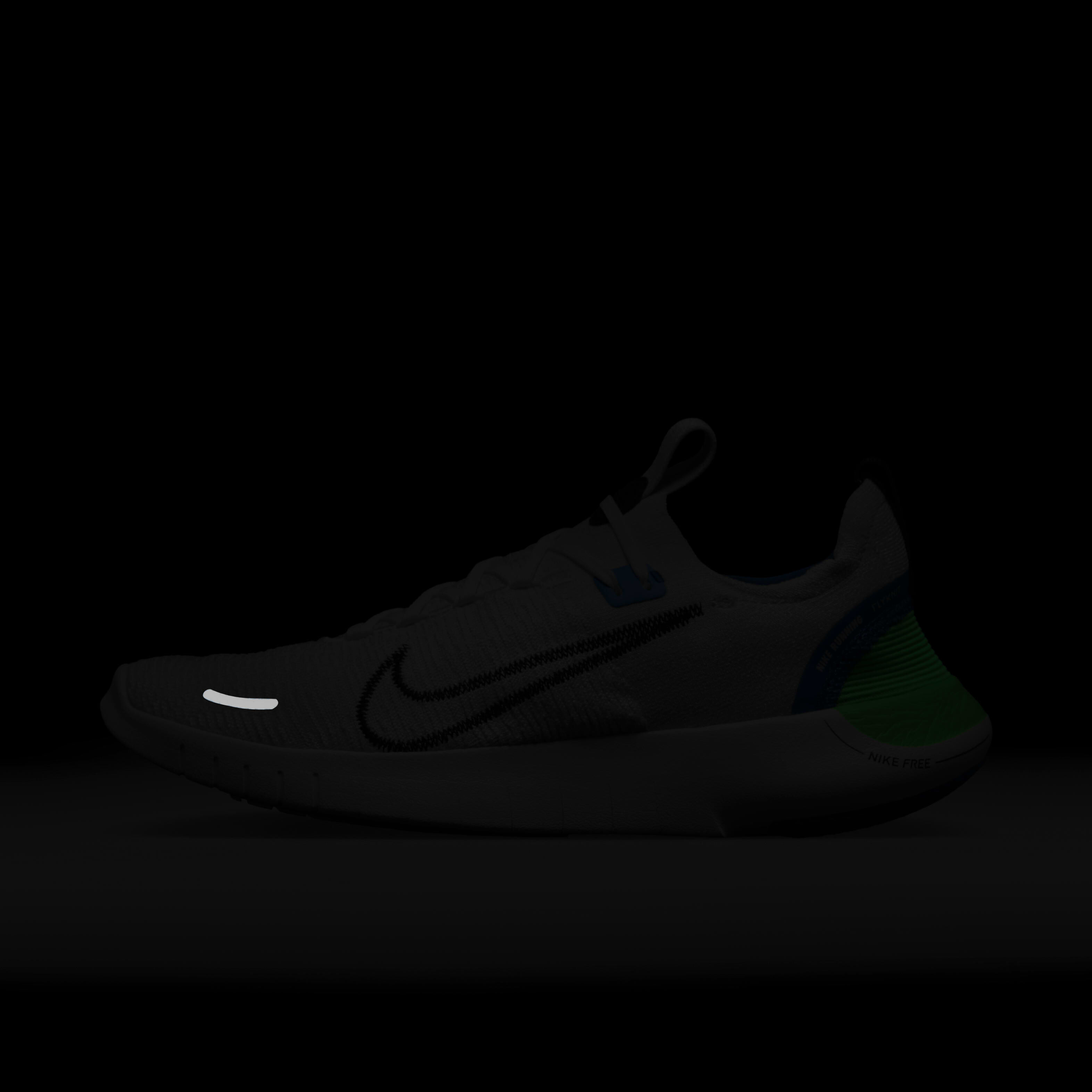 Buy Nike Free RN NN Men s Road Running Shoes White Platinum Tint Star Blue Black Nike Kuwait Official