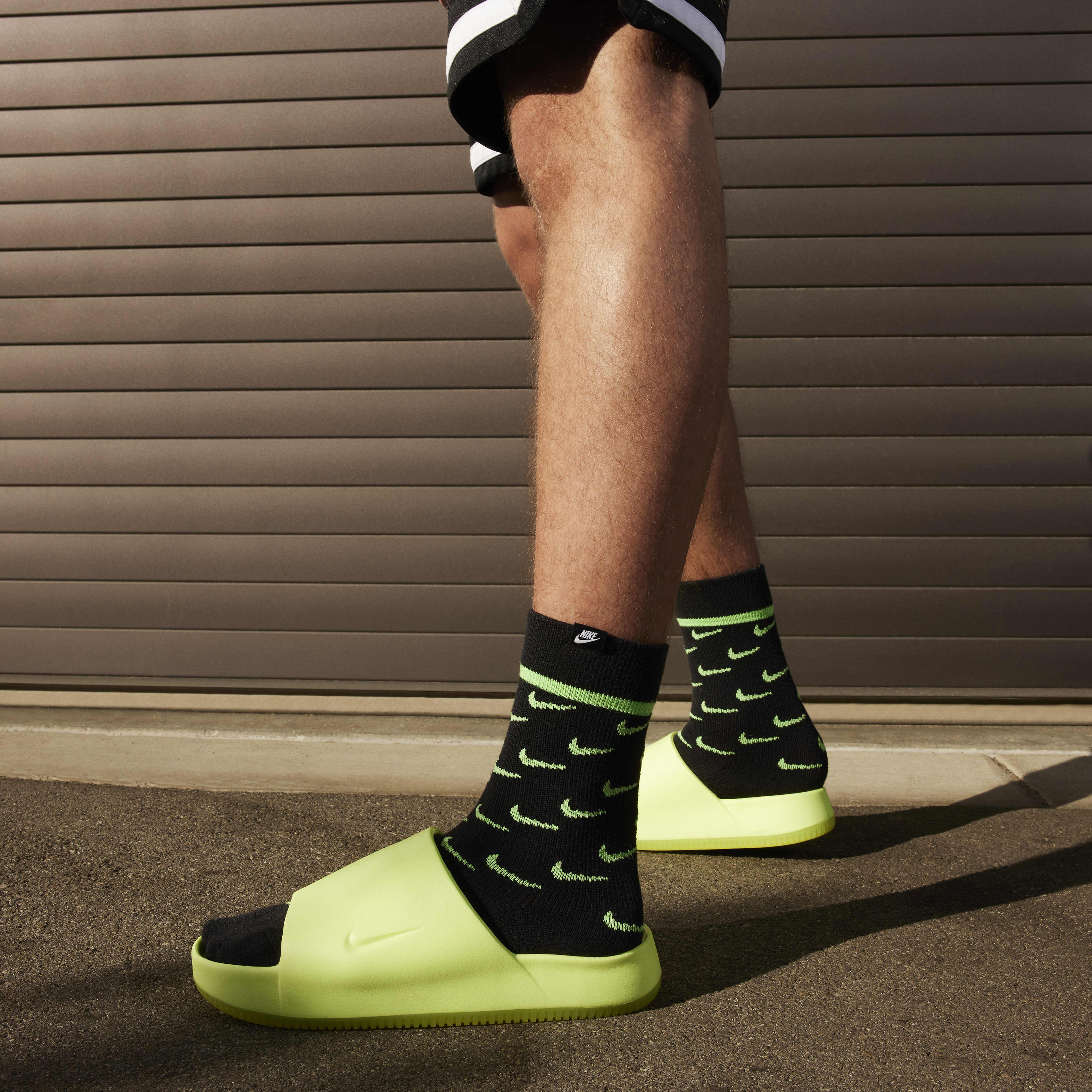 Socks and nike sandals shop