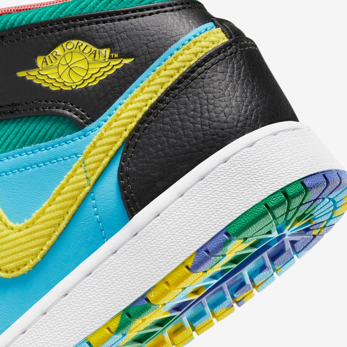 Buy Air Jordan Mid Sneaker School Older Kids' Shoes Black