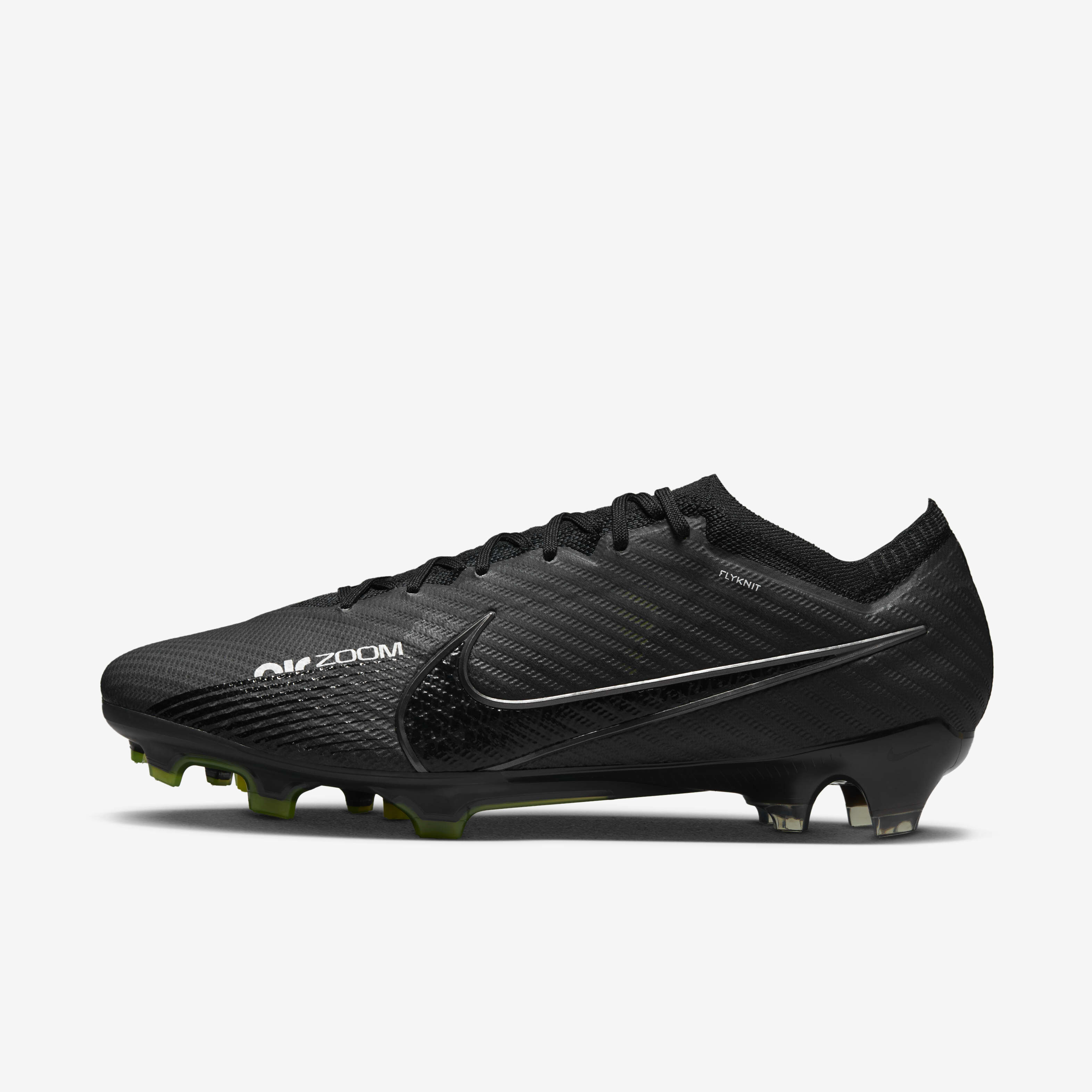 Nike Jr Zoom Vapor 15 Academy FG/MG – Black/DK Smoke Grey – Unisex Soccer Cleats
