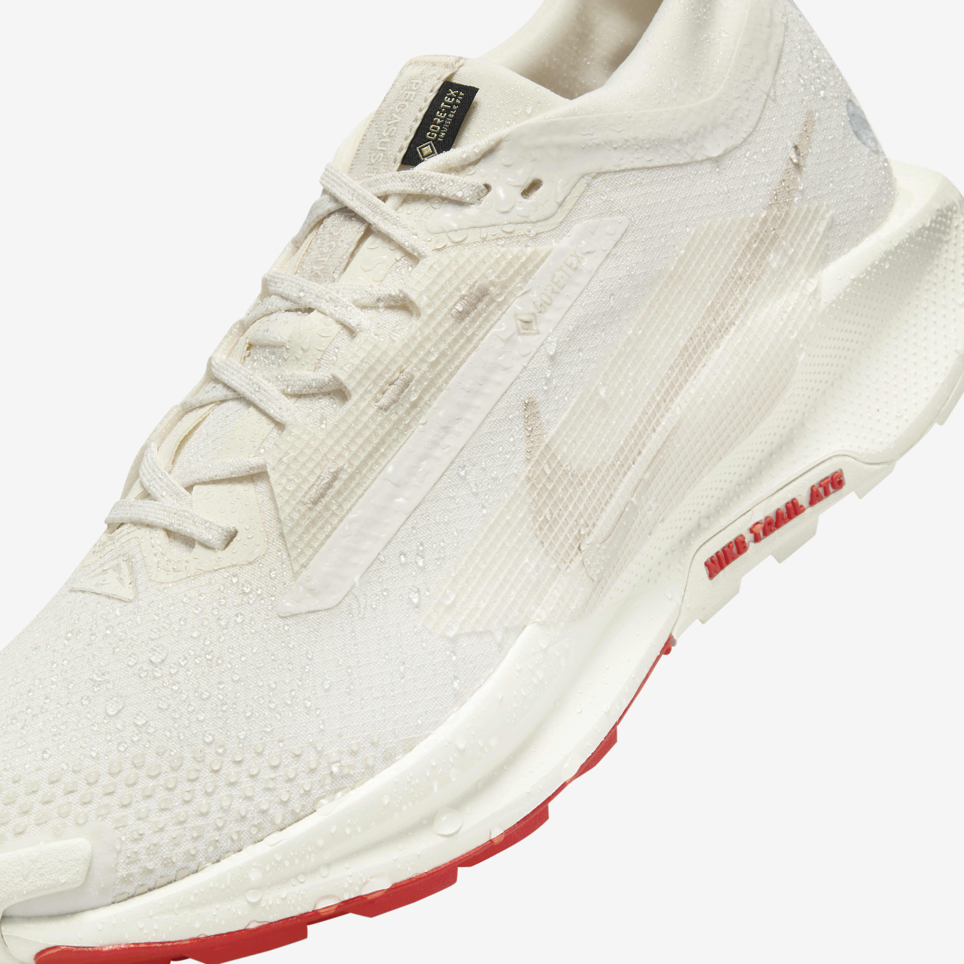 Buy Nike Pegasus Trail 5 GORE TEX Men s Waterproof Trail Running Shoes Sail Picante Red Light Orewood Brown Nike Kuwait Official