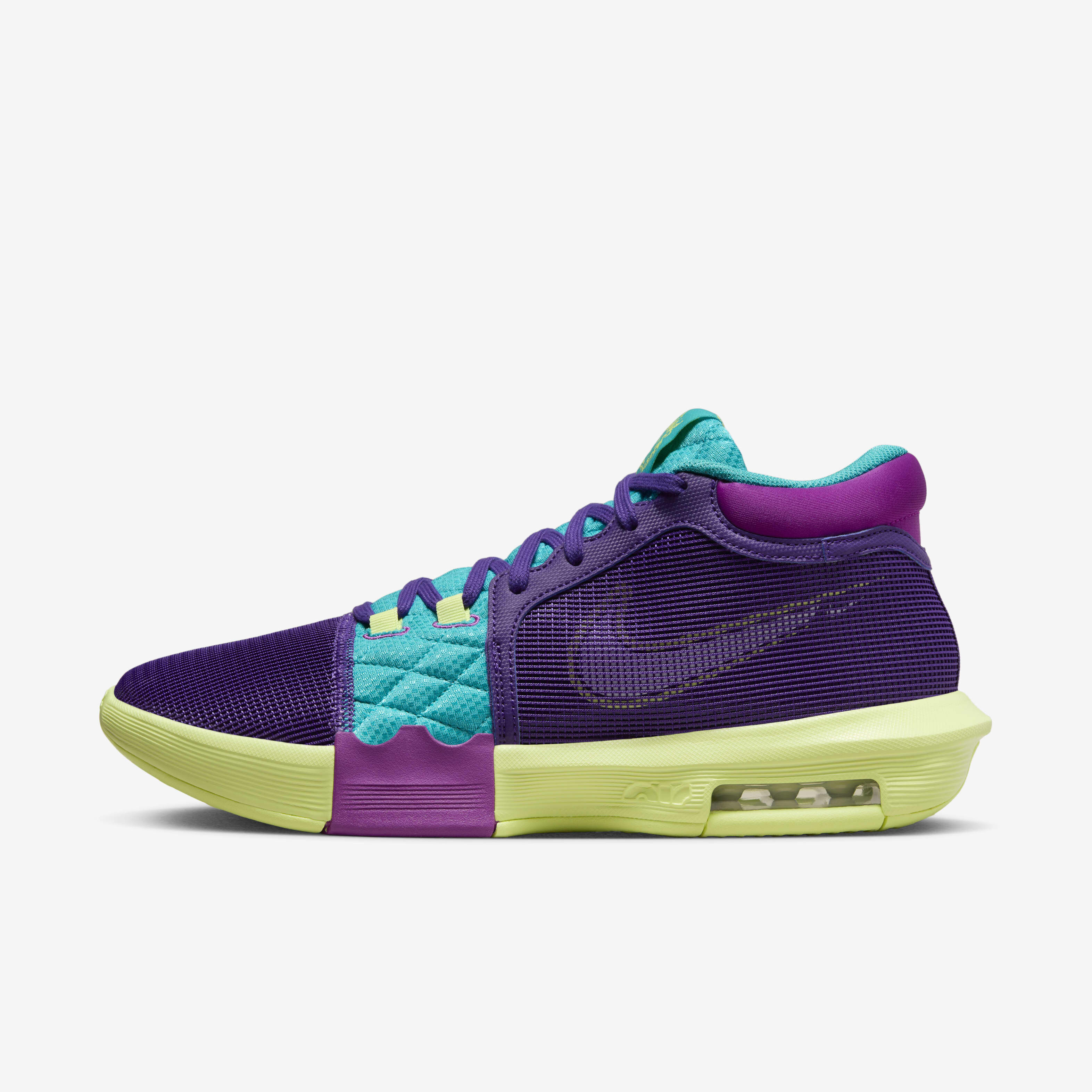 lebron sneakers purple