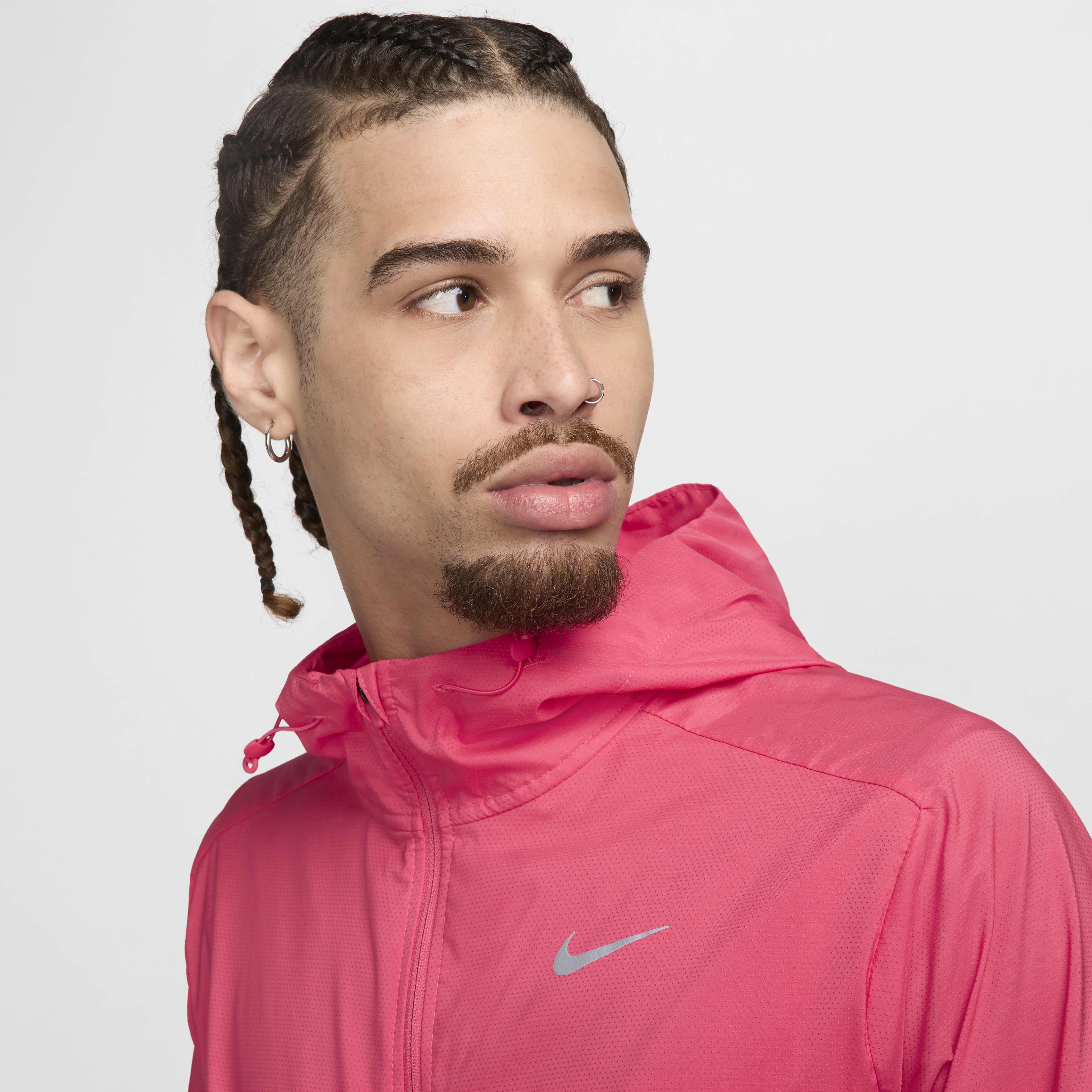 Nike windbreaker mens pink 2025