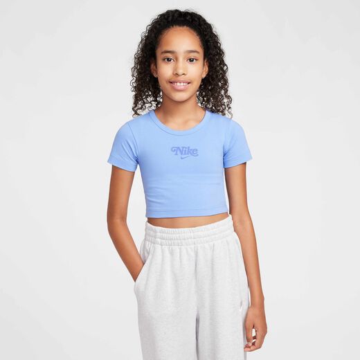 T-Shirts & Tops-Nike, Nike Sportswear, Girls' Cropped T-Shirt
