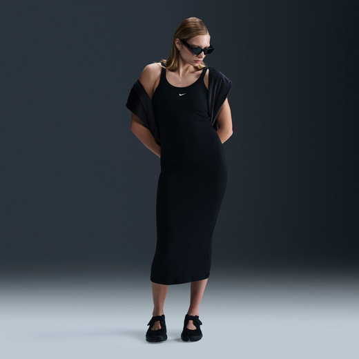 Skirts & Dresses-Nike, Nike Sportswear Chill Knit, Women's Tight Mini-Rib Tank Dress