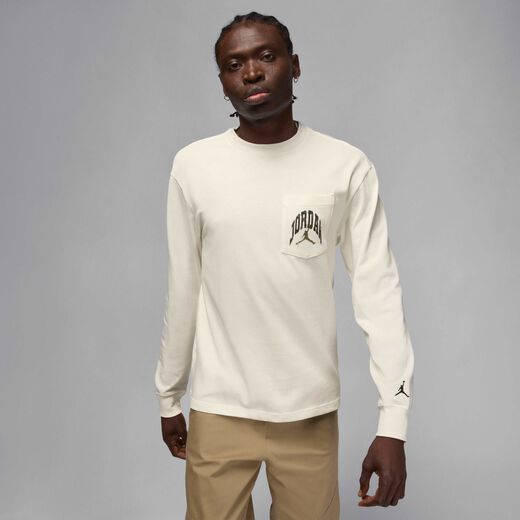 Jordan Long Sleeves Shirts-JRDN, Jordan Brooklyn, Men's Realtree Long-Sleeve Pocket Crew Neck