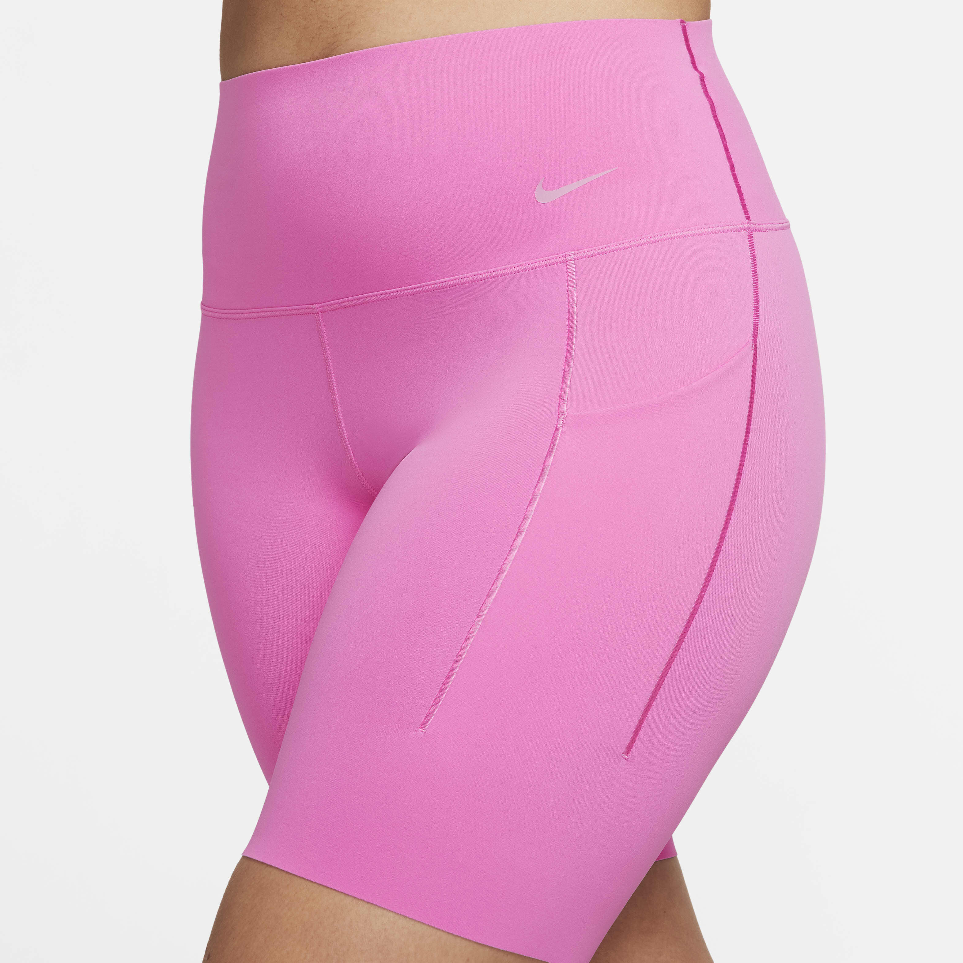 Nike biker shorts pink discount
