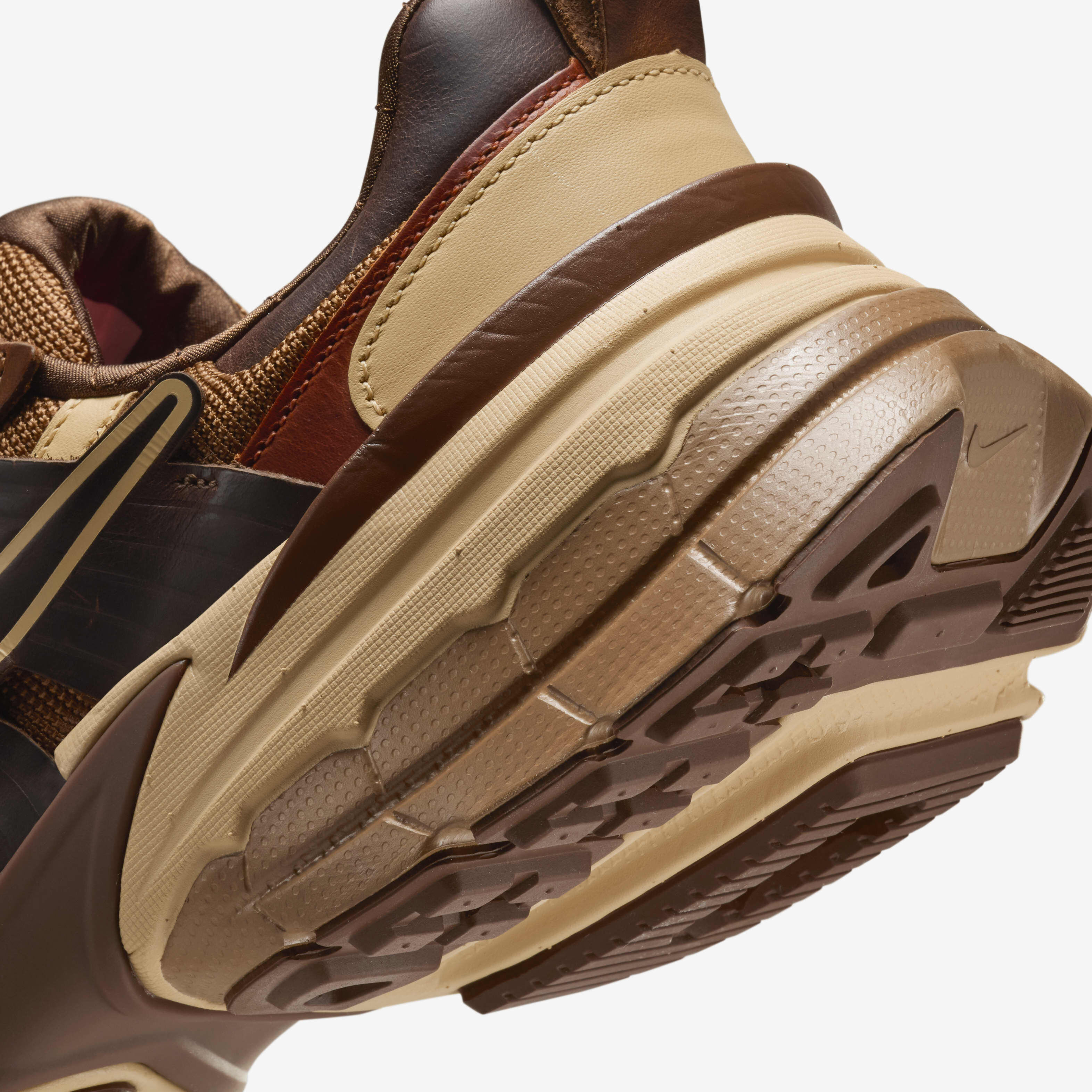 Buy Nike V2K Run Shoes - Light British Tan/Sesame/Picante Red