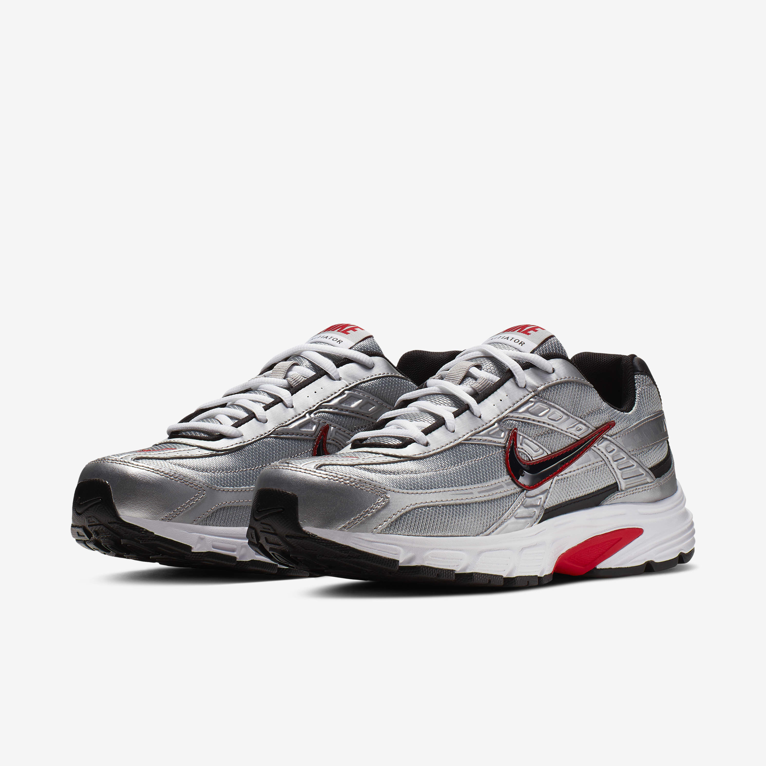 Buy Nike Initiator Men s Running Shoe Metallic Silver White Black Nike Kuwait Official