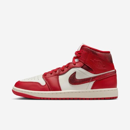 Women's Shoes-JRDN, Air Jordan 1 Mid SE 'Cracked Leather', Women's Shoes