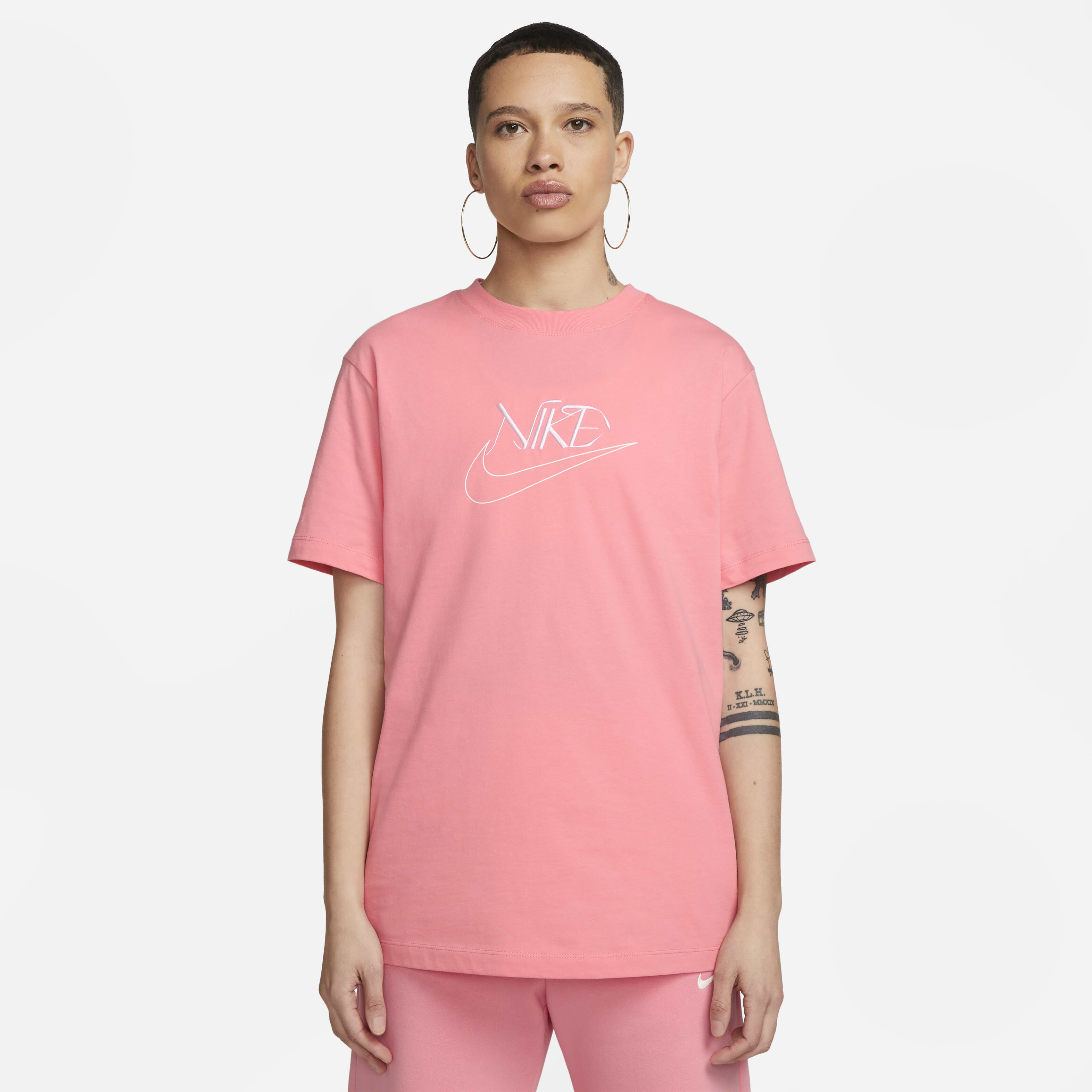 Buy Nike Sportswear Women's T-shirt Coral Chalk Nike Kuwait