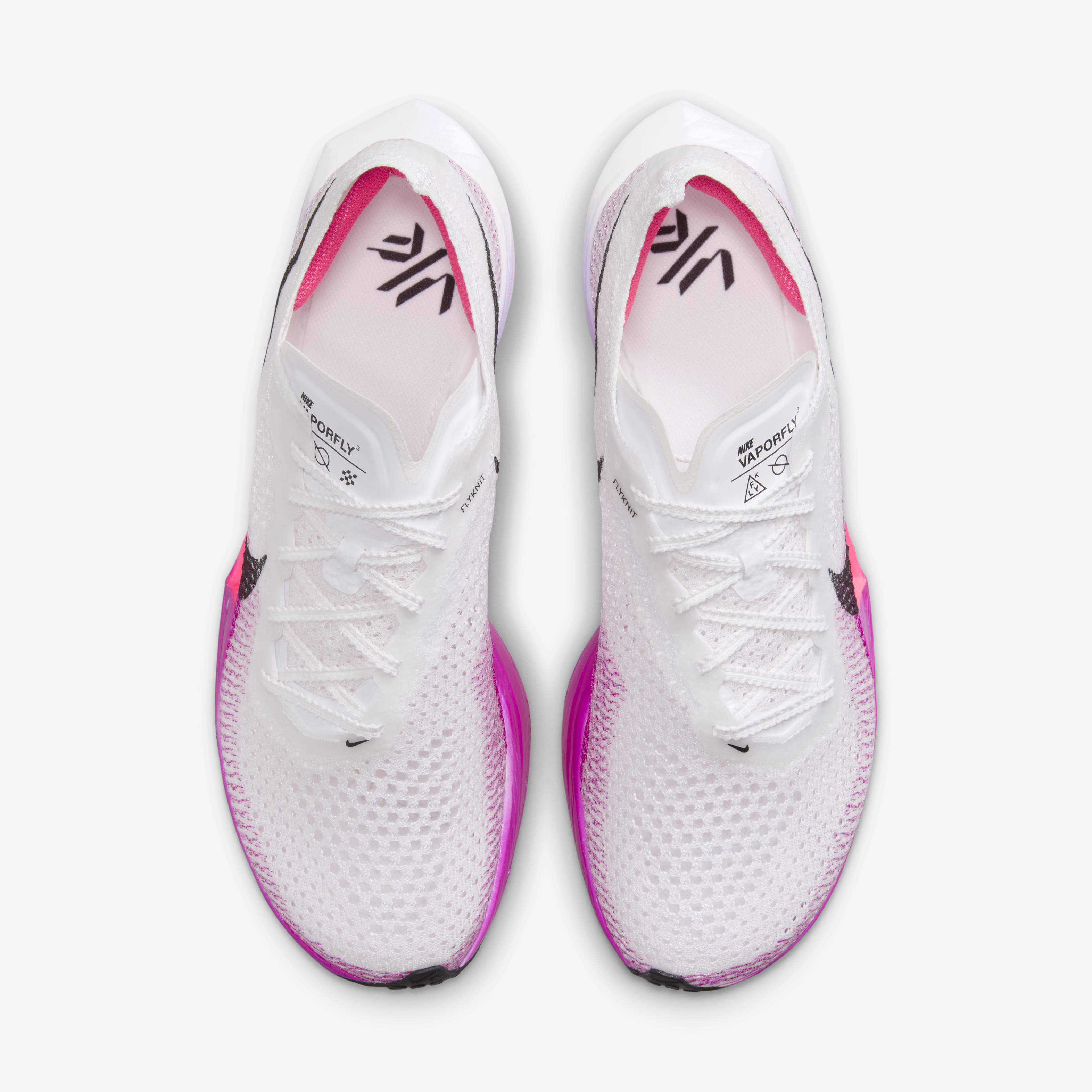 Buy Nike Vaporfly 3 Women s Road Racing Shoes White Vivid Purple Purple Agate Black Nike Kuwait Official