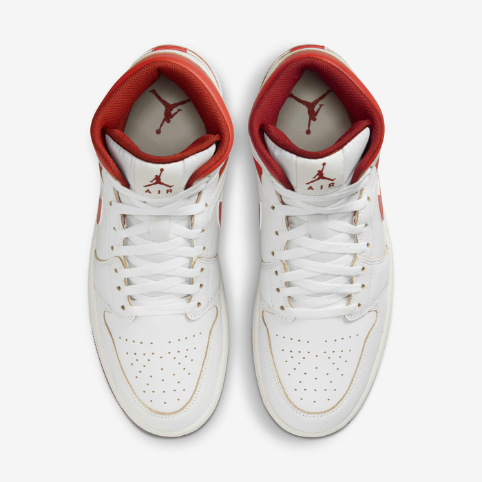 Buy Air Jordan Mid SE Men's Shoes White/Dune Red/Sail/Lobster