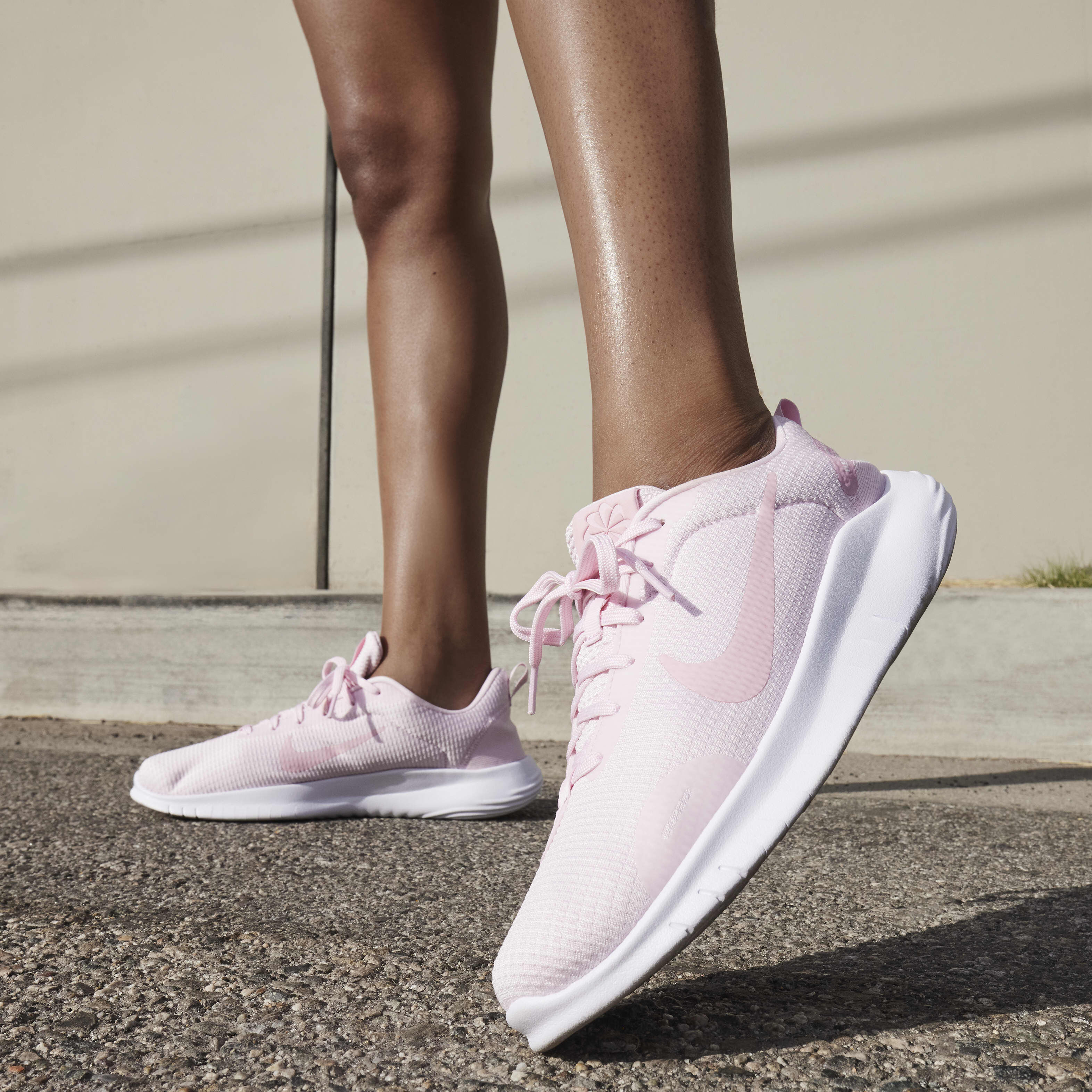 Nike running shoes women pink store