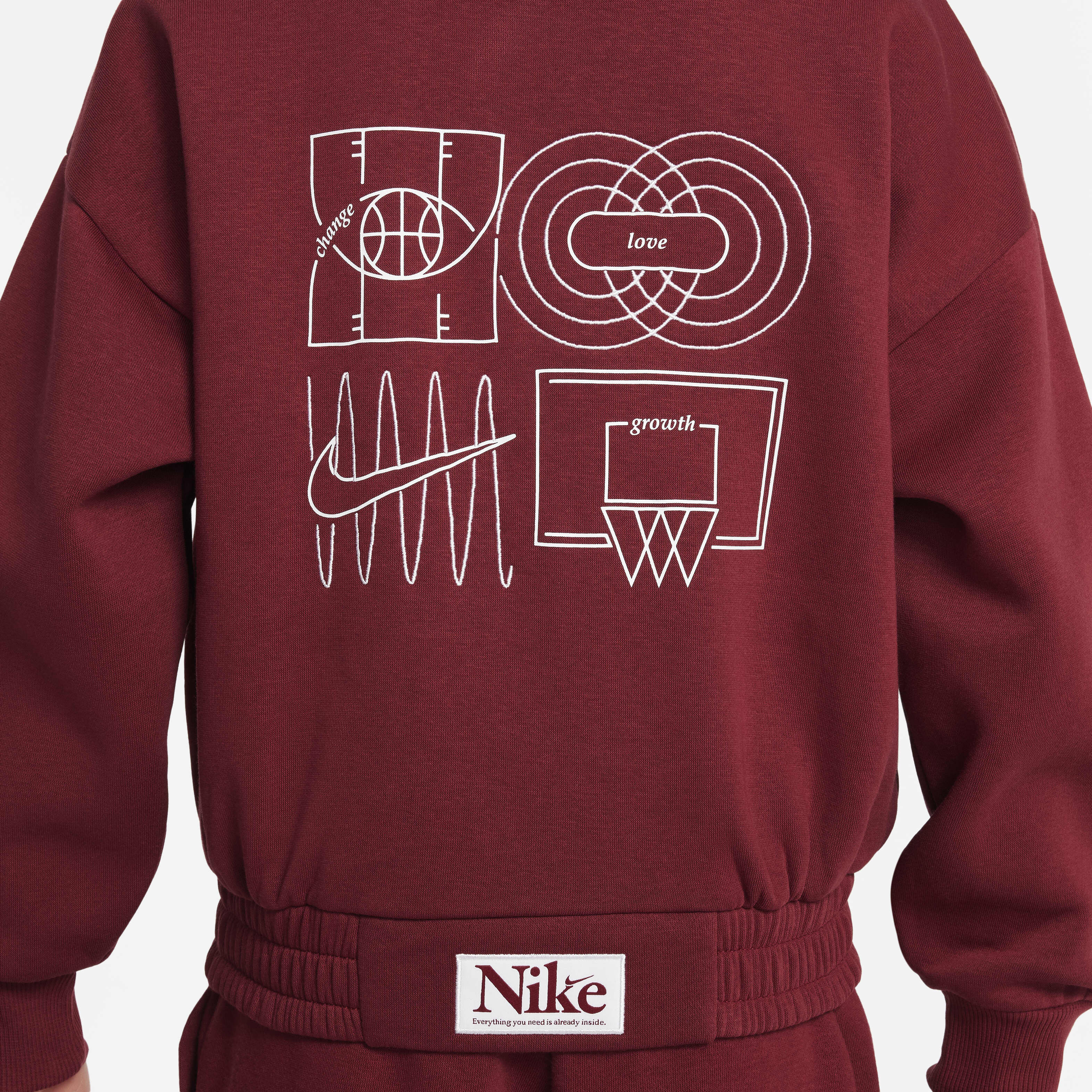 Buy Nike Culture of Basketball Older Kids Oversized Pullover Basketball Hoodie Nike Kuwait Official
