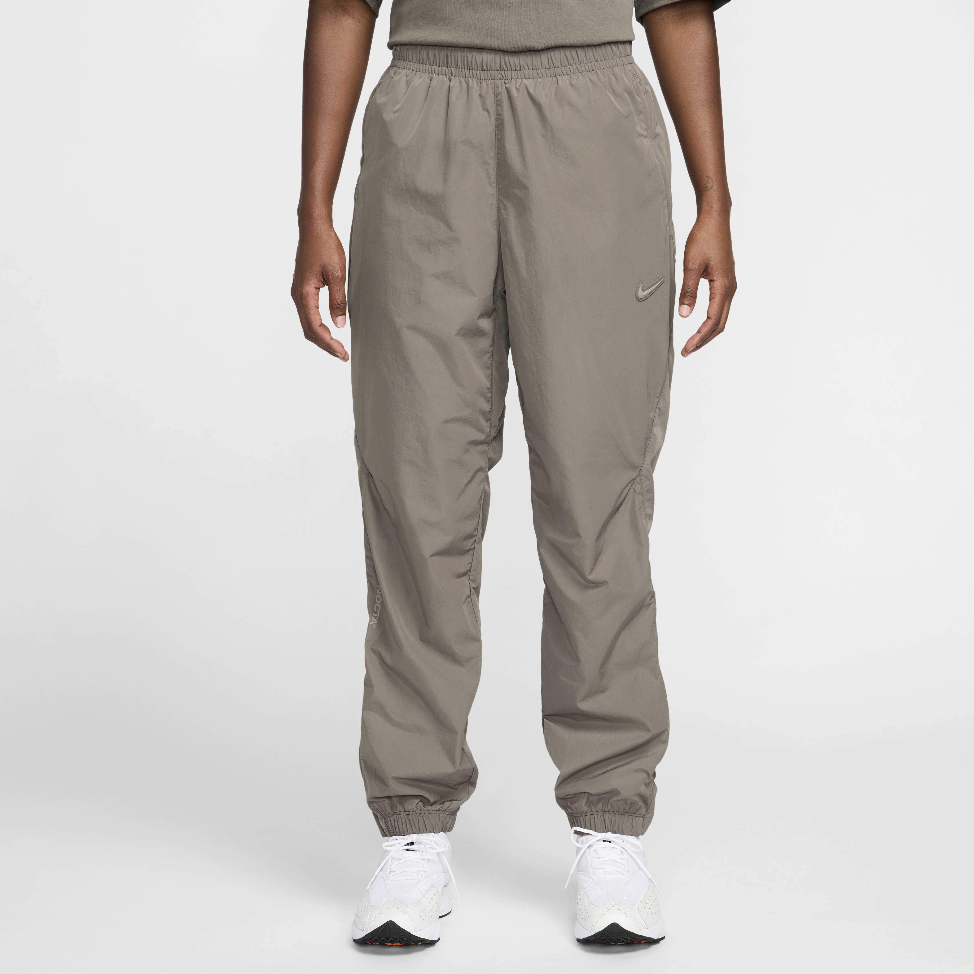 Nike nylon tracksuit bottoms discount