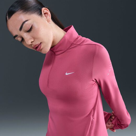 Women's Long Sleeves Shirts-Nike, Nike Swift, Women's Dri-FIT UV 1/4-Zip Running Top