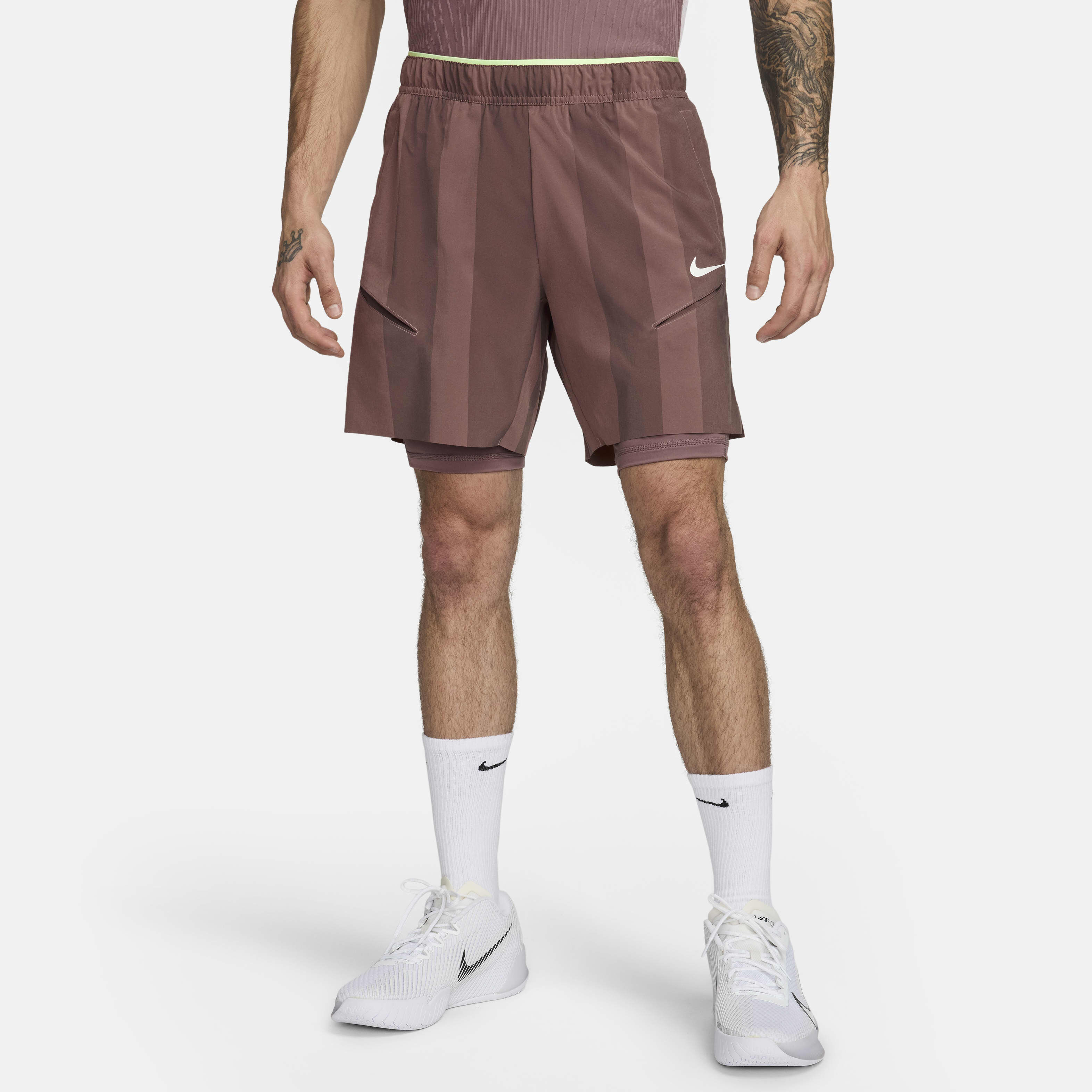 Buy NikeCourt Slam Men's Tennis Shorts - Smokey Mauve/Barely