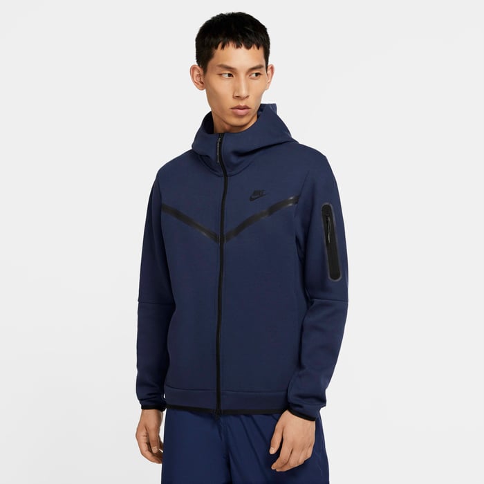 Fleece Donkerblauwe Nike Trui Nike Sportswear Club Fleece Pullover