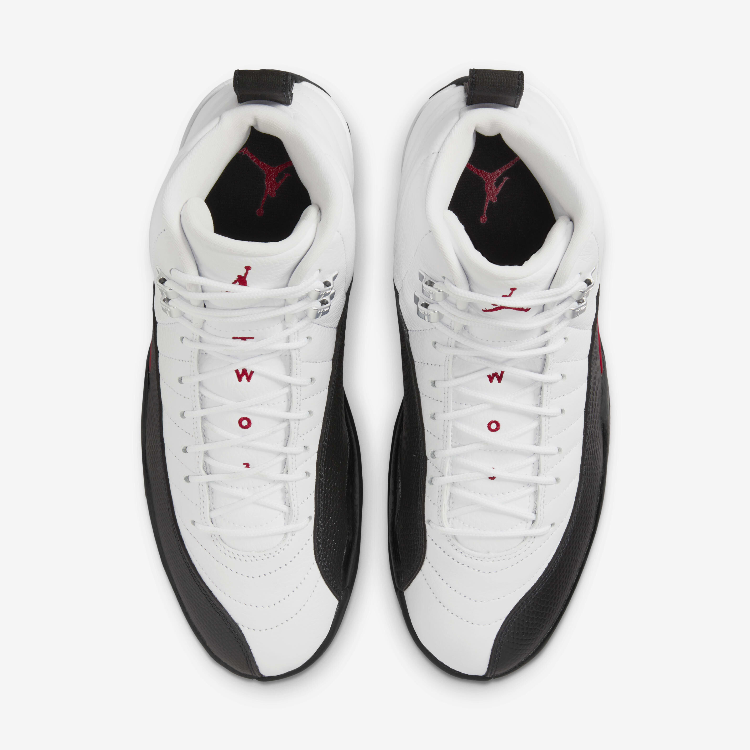 All red jordan 12 mens on sale