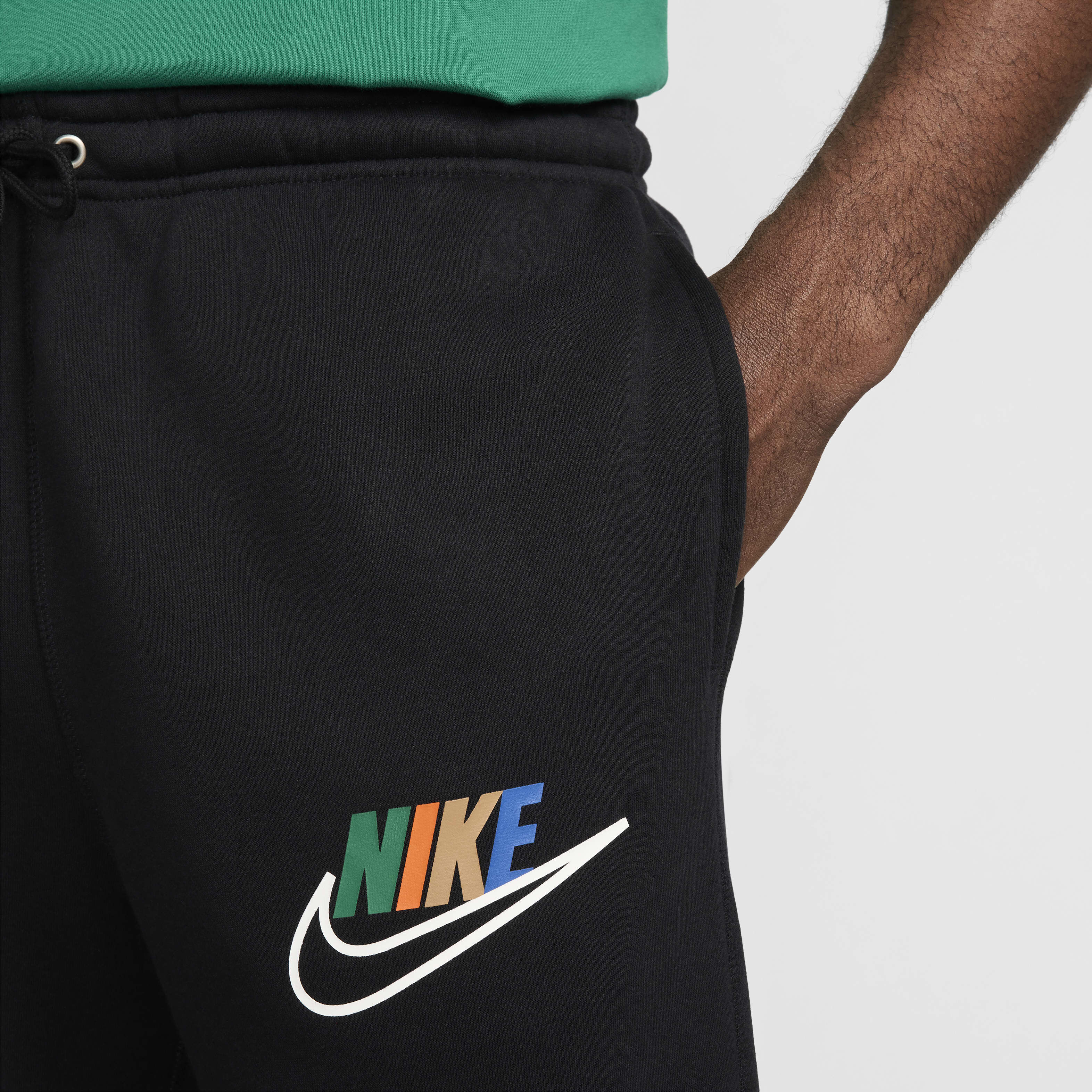 Buy Nike Club Fleece Men s Open Hem Fleece Trousers Nike Kuwait Official