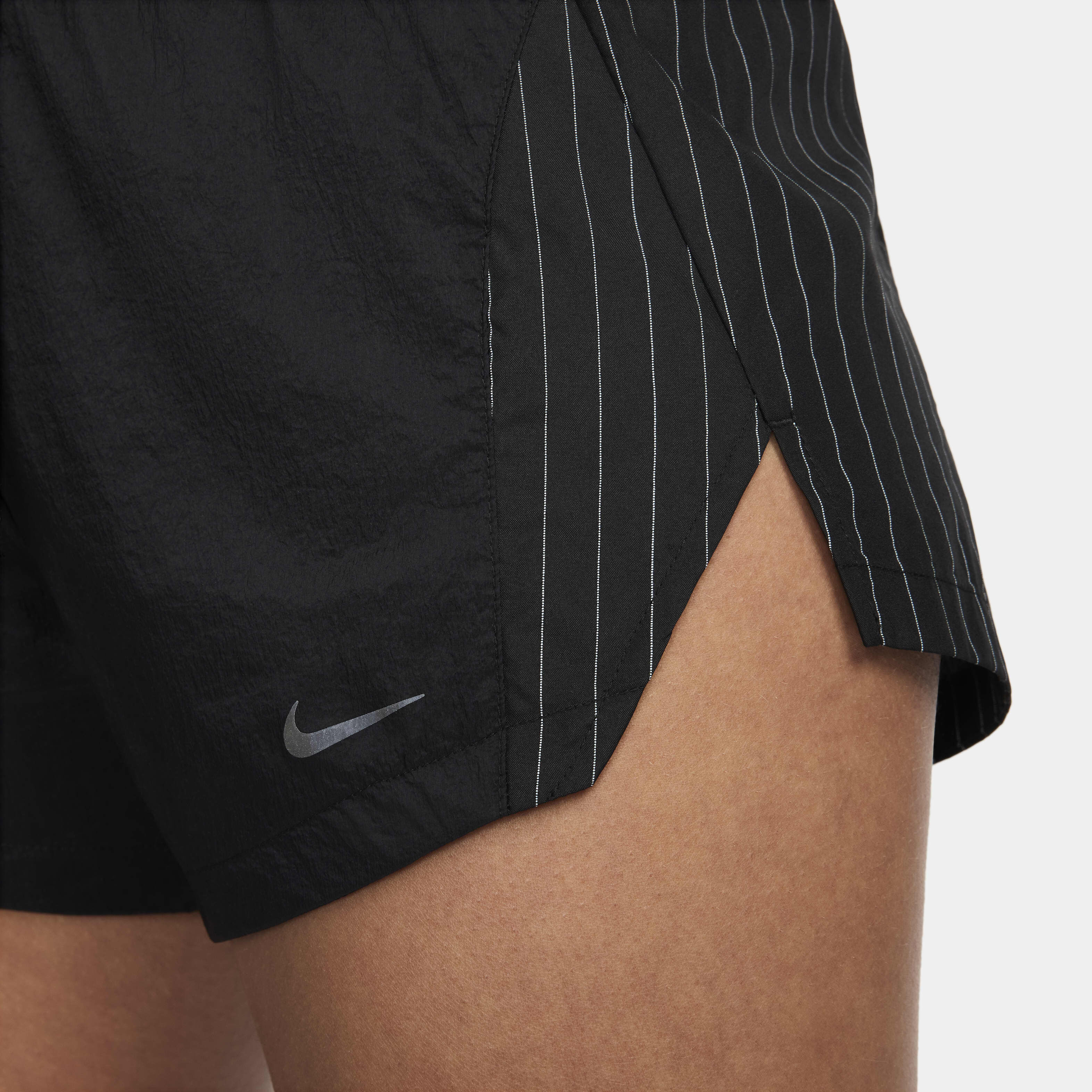Nike modern embossed tempo shorts top