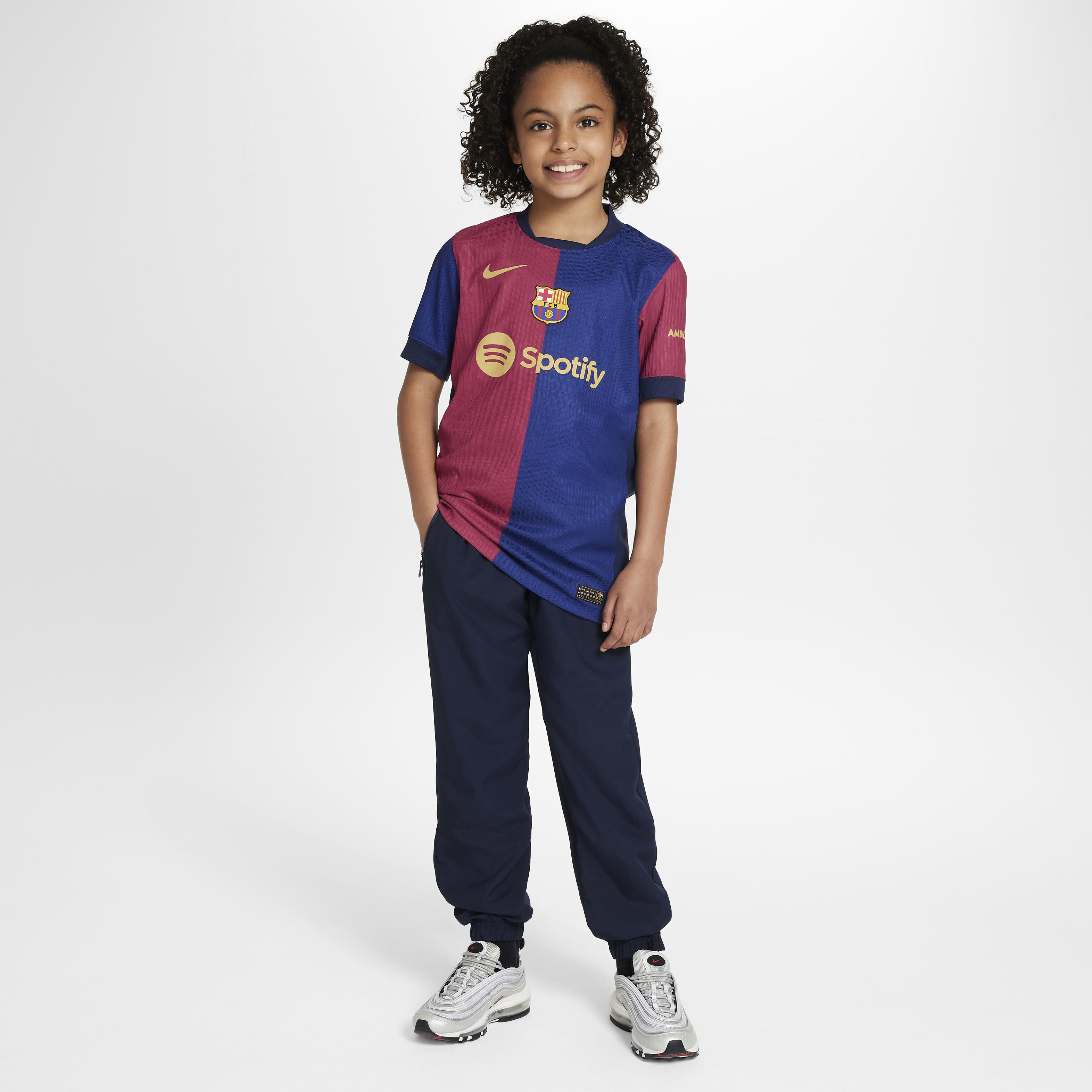 Buy F.C. Barcelona 2024/25 Match Home Older Kids' Nike Dri