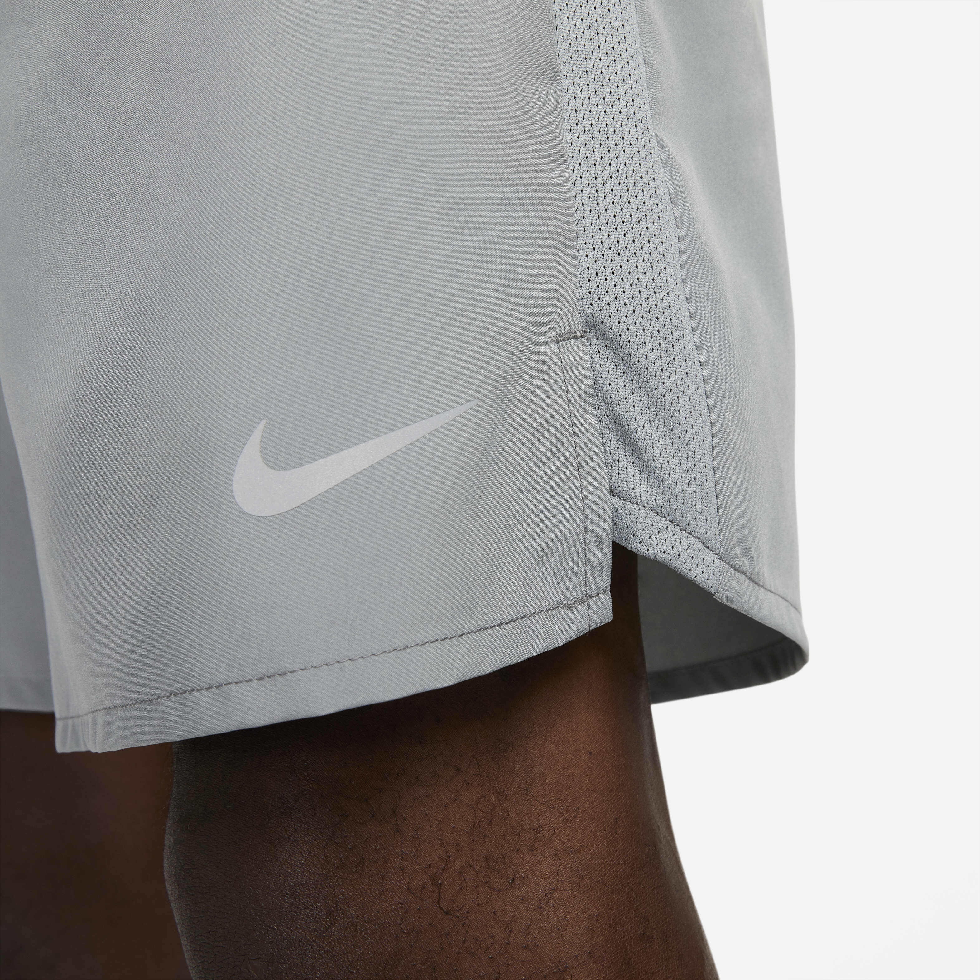 Buy Nike Challenger Men s Dri FIT 23cm approx. Unlined Versatile Shorts Smoke Grey Smoke Grey Black Nike Kuwait Official