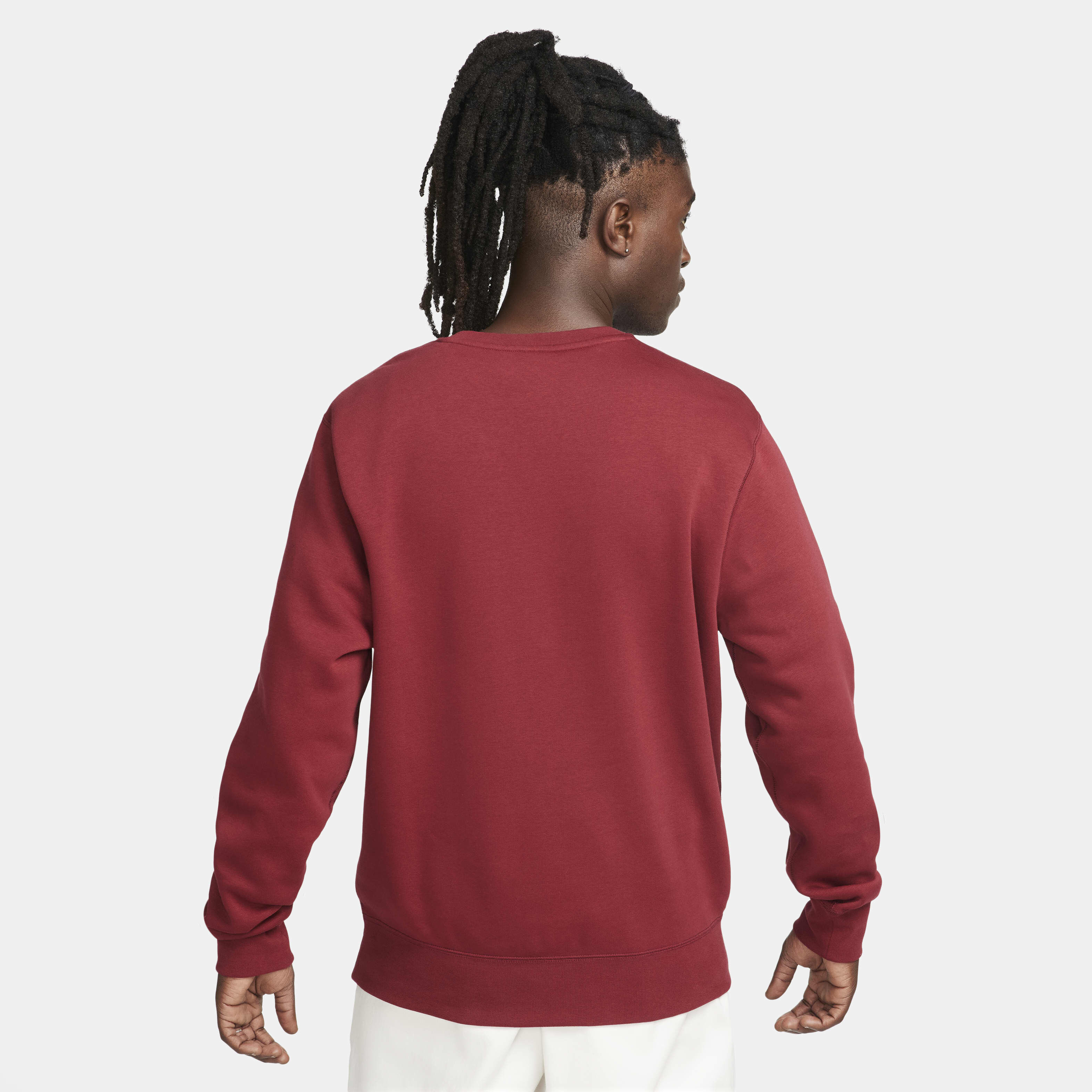 Nike air fleece long sleeve crew deals