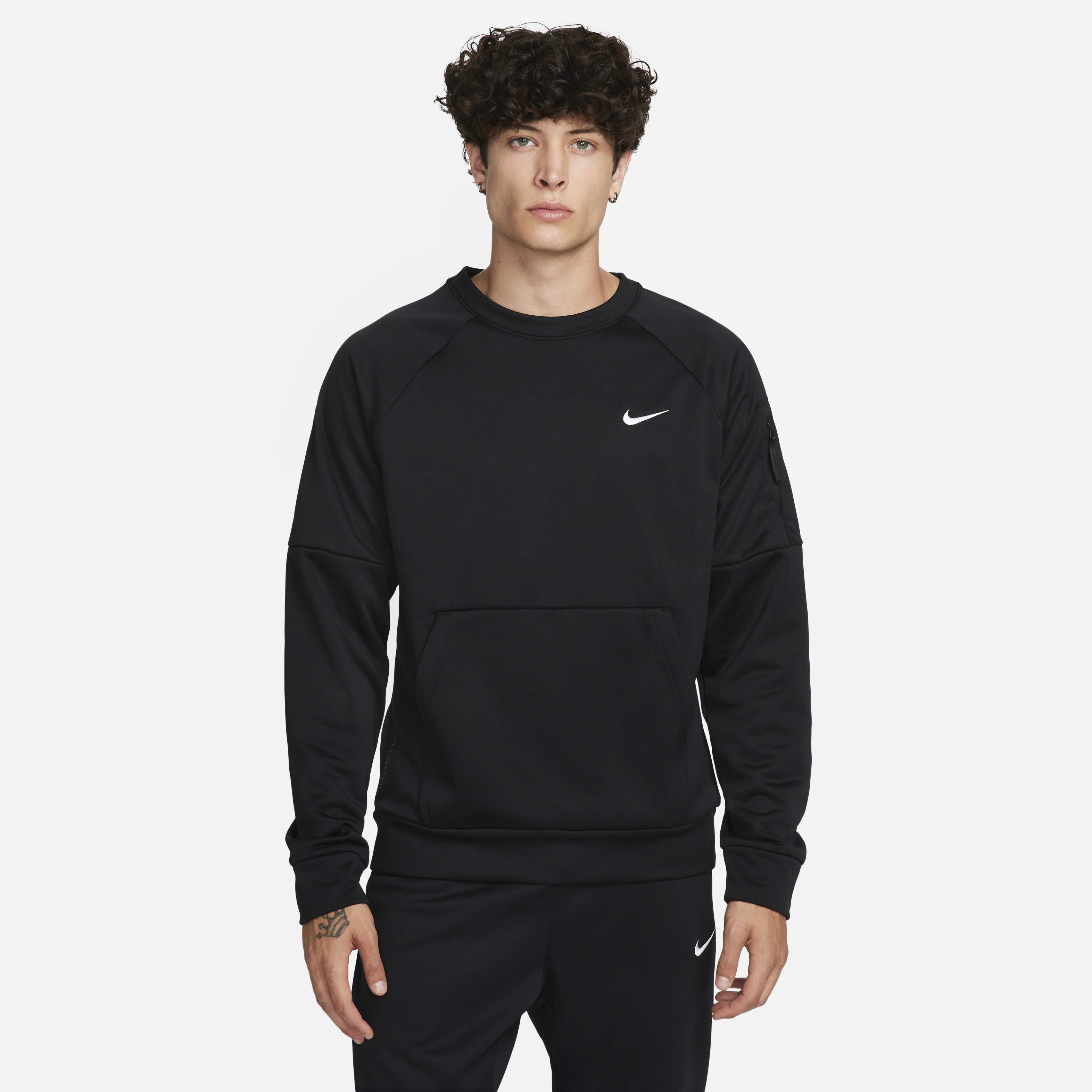 Nike therma fit crew sweatshirt top