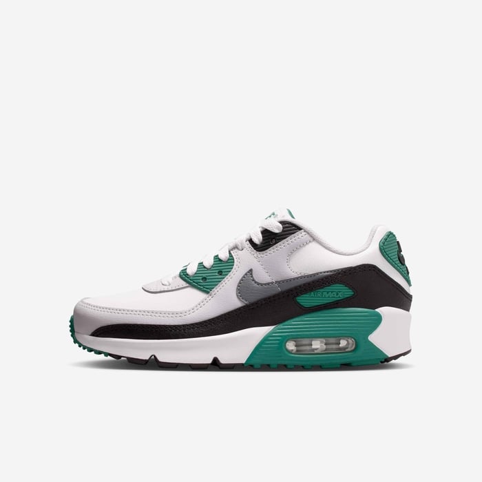 Buy Nike Air Max 90 LTR Older Kids' Shoes Evergreen Aura/Summit