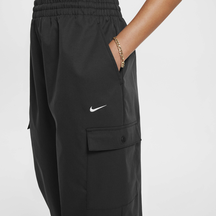 Buy Nike Sportswear Girls' Cargo Trousers Black/White Nike