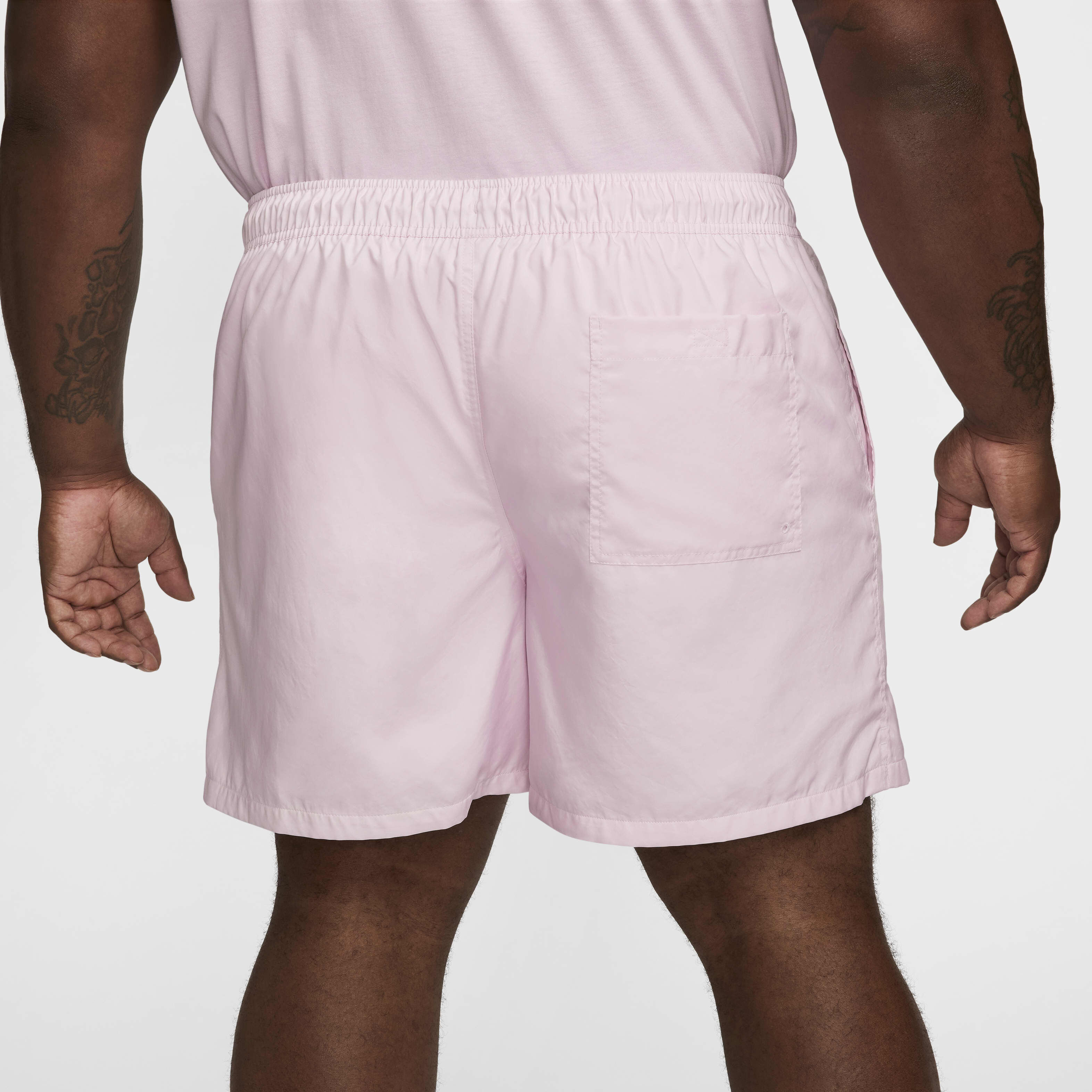 Buy Nike Club Men s Woven Flow Shorts Pink Foam White Nike Kuwait Official
