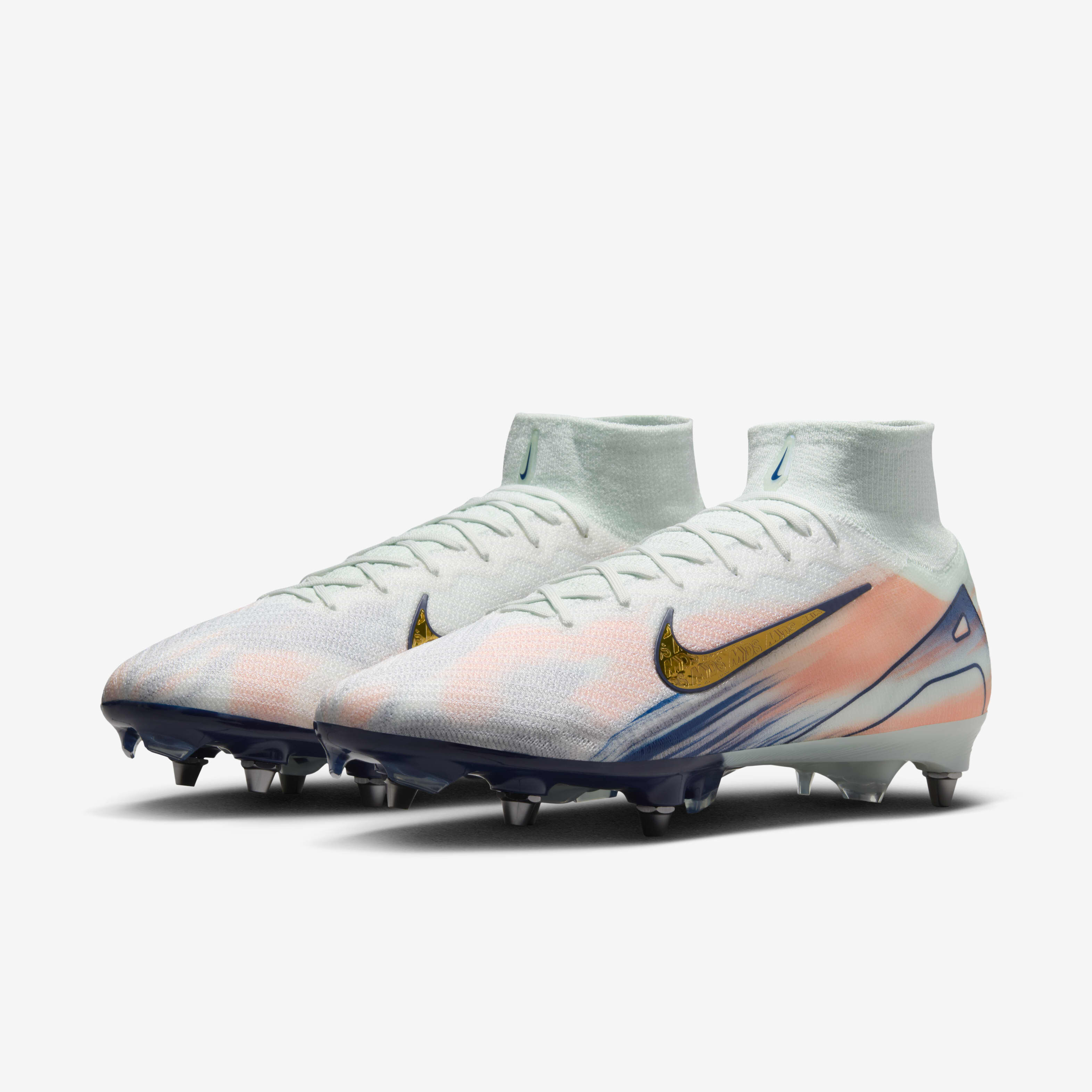 Buy Nike Superfly 10 Elite Mercurial Dream Speed SG Pro High Top Football Boot Barely Green Crimson Pulse Metallic Gold Coin Nike Kuwait Official