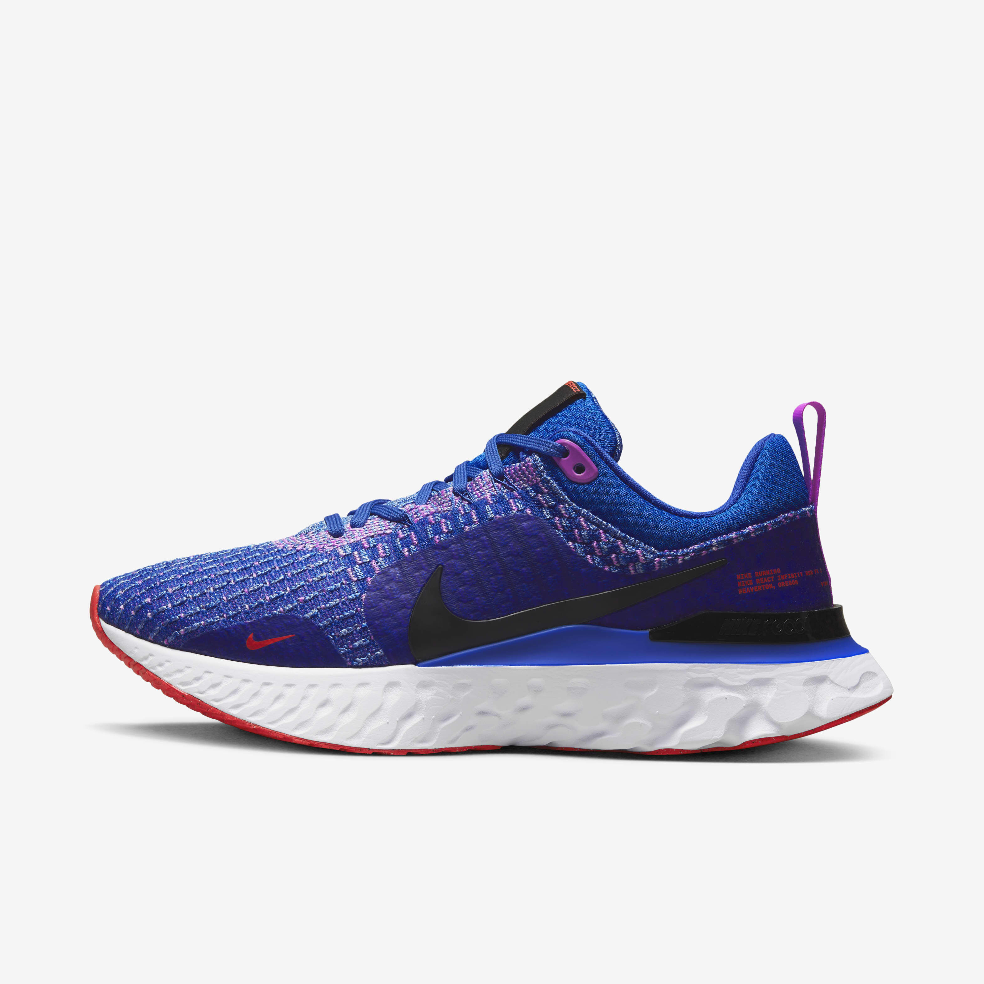 Nike react white red blue online