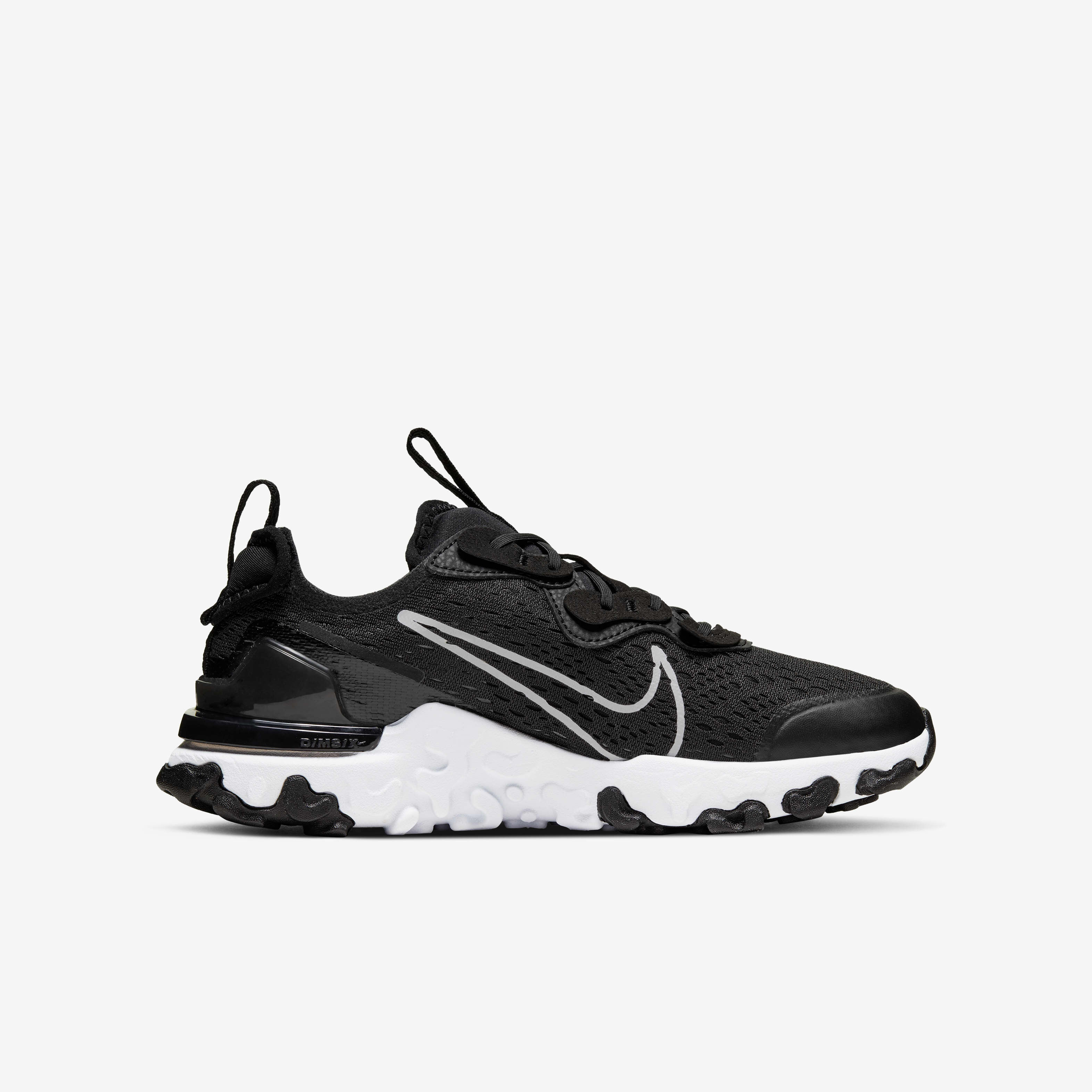 nike nsw react vision essential black women's shoe