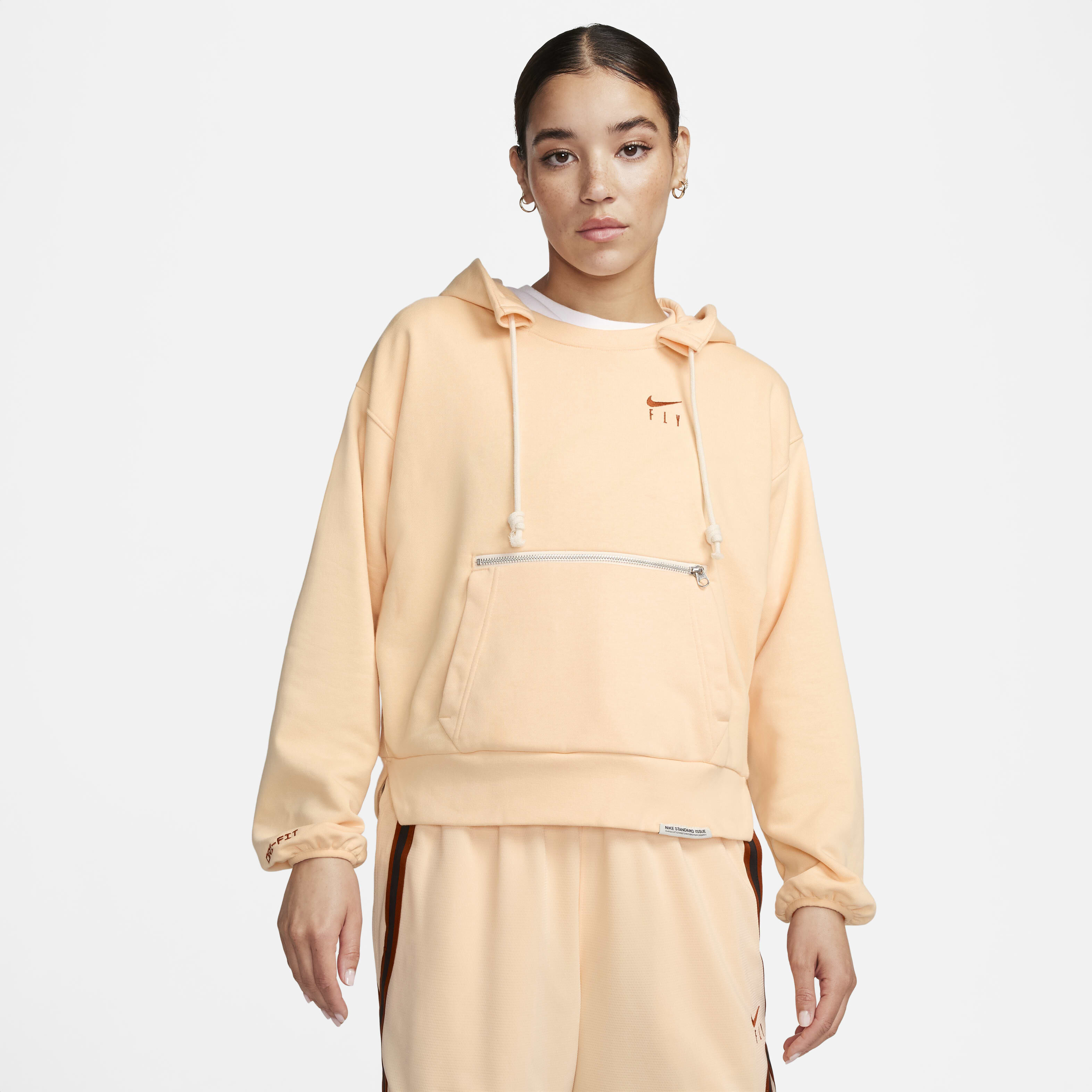 Buy Nike Dri FIT Swoosh Fly Standard Issue Women s Pullover Basketball Hoodie Nike Kuwait Official
