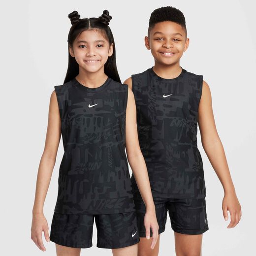 Kids' Sleeveless Tank Tops-Nike, Nike Multi, Older Kids' Dri-FIT Sleeveless Top