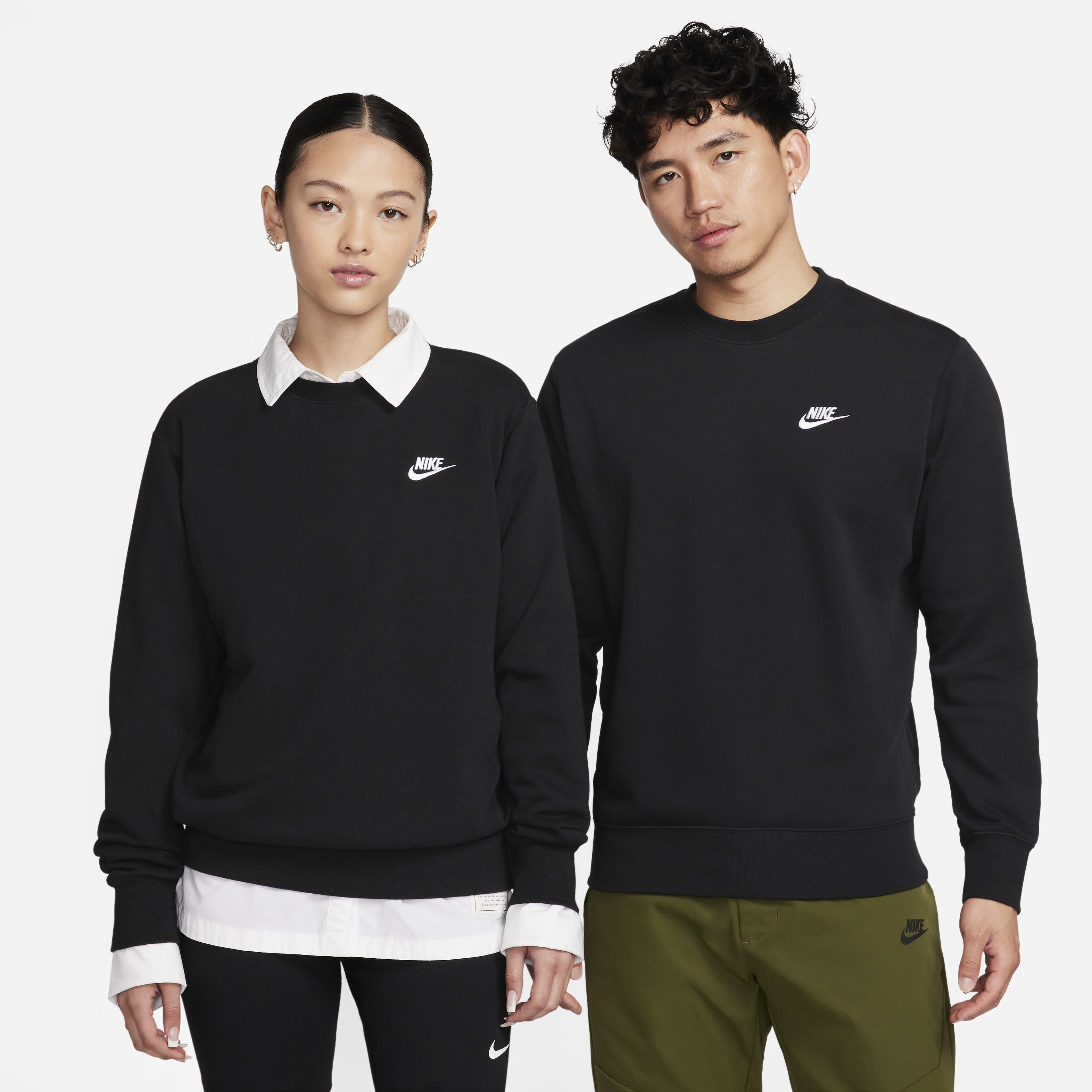 Men's french terry crew hot sale